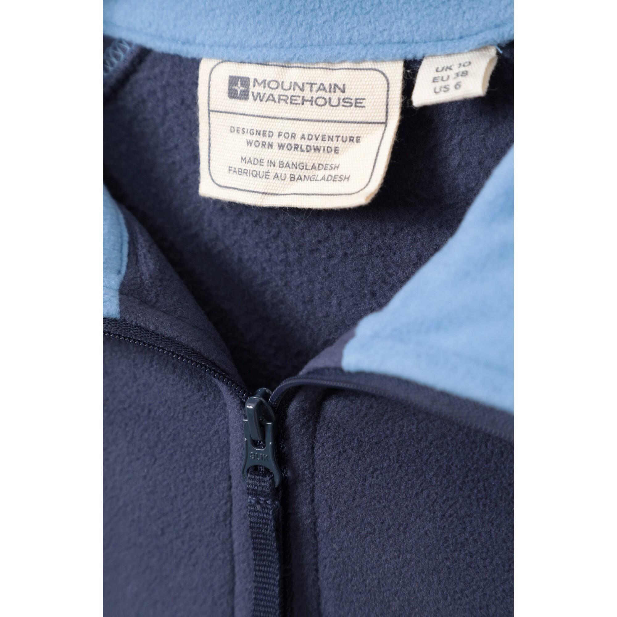 Womens/Ladies Montana Half Zip Fleece Top (Navy) 2/4