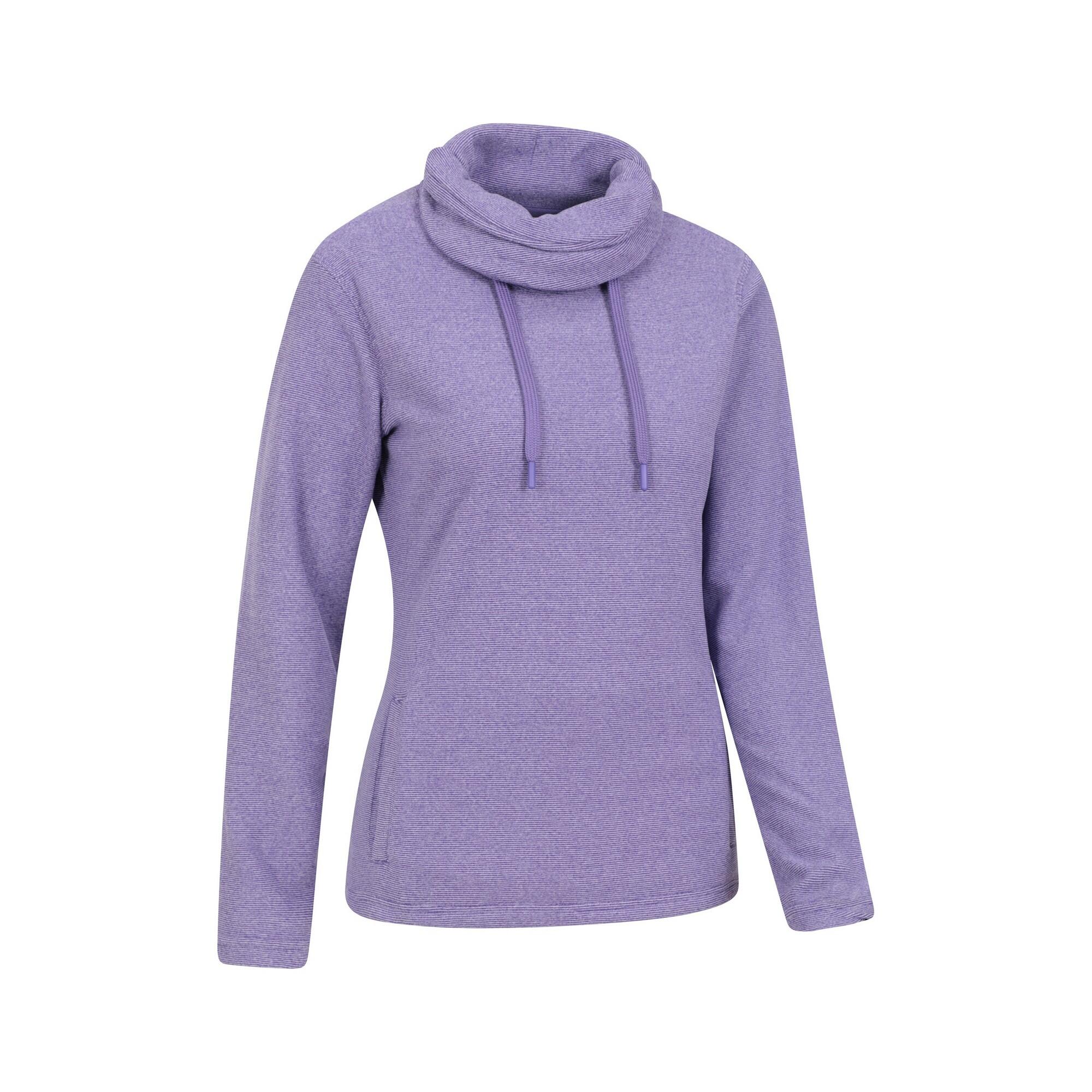 Felpa In Pile Collo A Cappuccio Donna Mountain Warehouse Hebridean Vinaccia 4/4