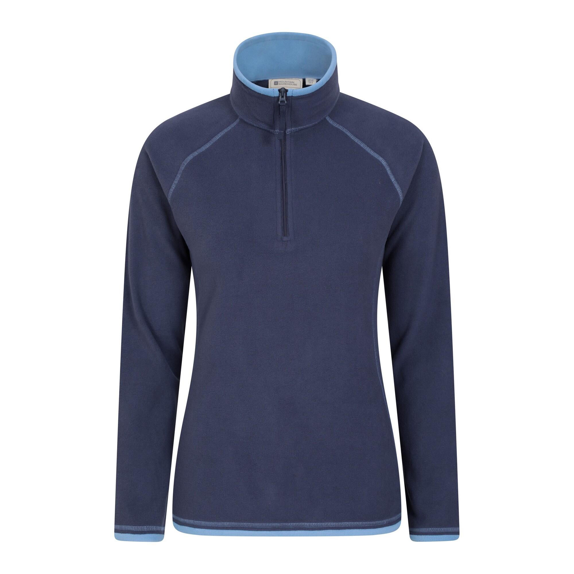 MOUNTAIN WAREHOUSE Womens/Ladies Montana Half Zip Fleece Top (Navy)