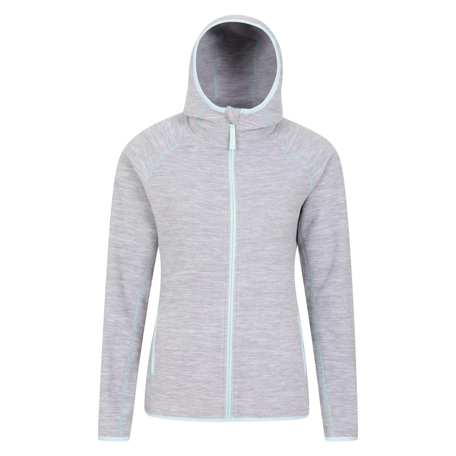 MOUNTAIN WAREHOUSE Womens/Ladies Lleyn II Melange Full Zip Hoodie (Grey)