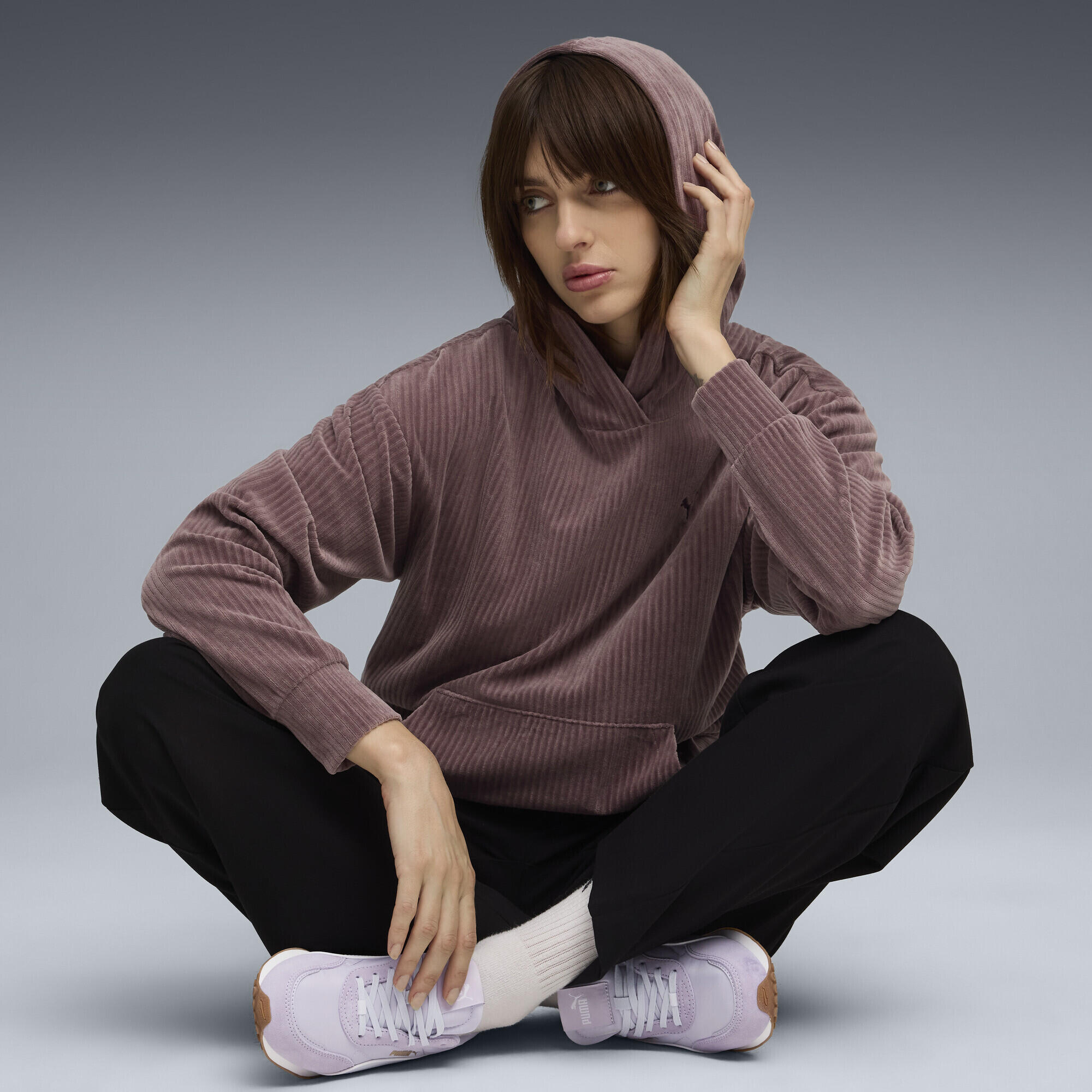 Hoodie confort en velours côtelé Essentials Elevated Femme PUMA 4/5