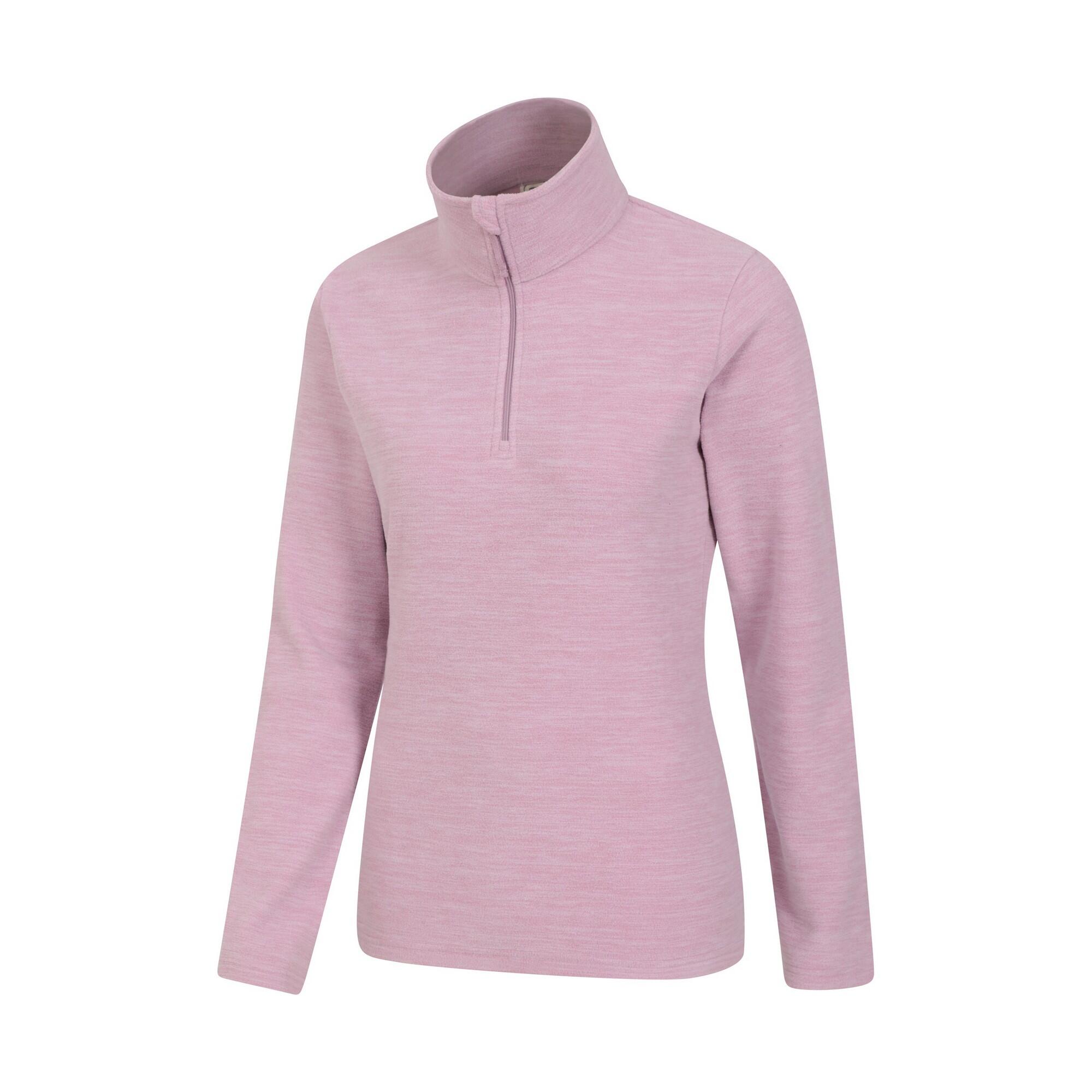 Felpa In Pile Donna Mountain Warehouse Snowdon Rosa Chiaro 3/4
