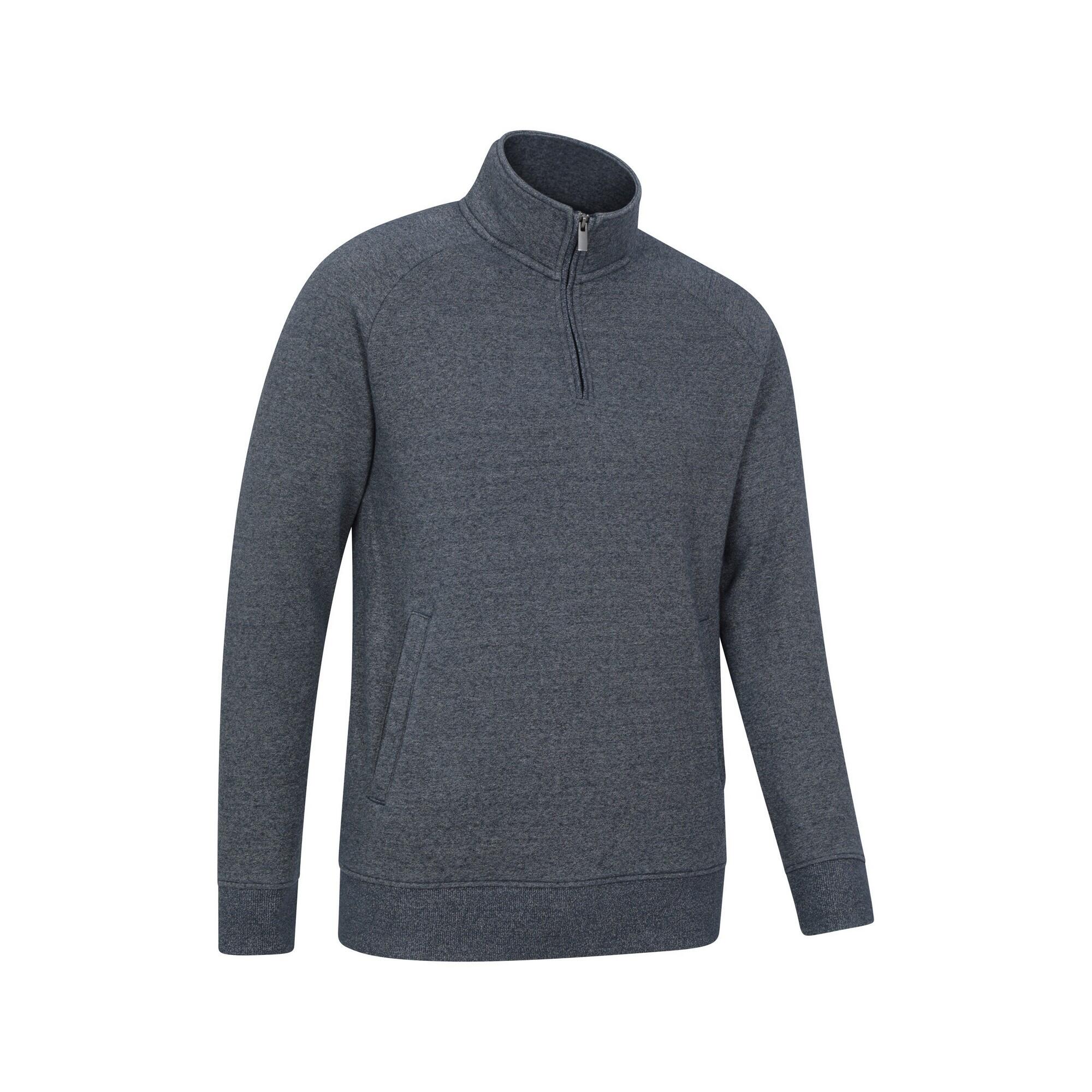 Maglione Mezza Cerniera Uomo Mountain Warehouse Bamburgh Blu Navy 4/4