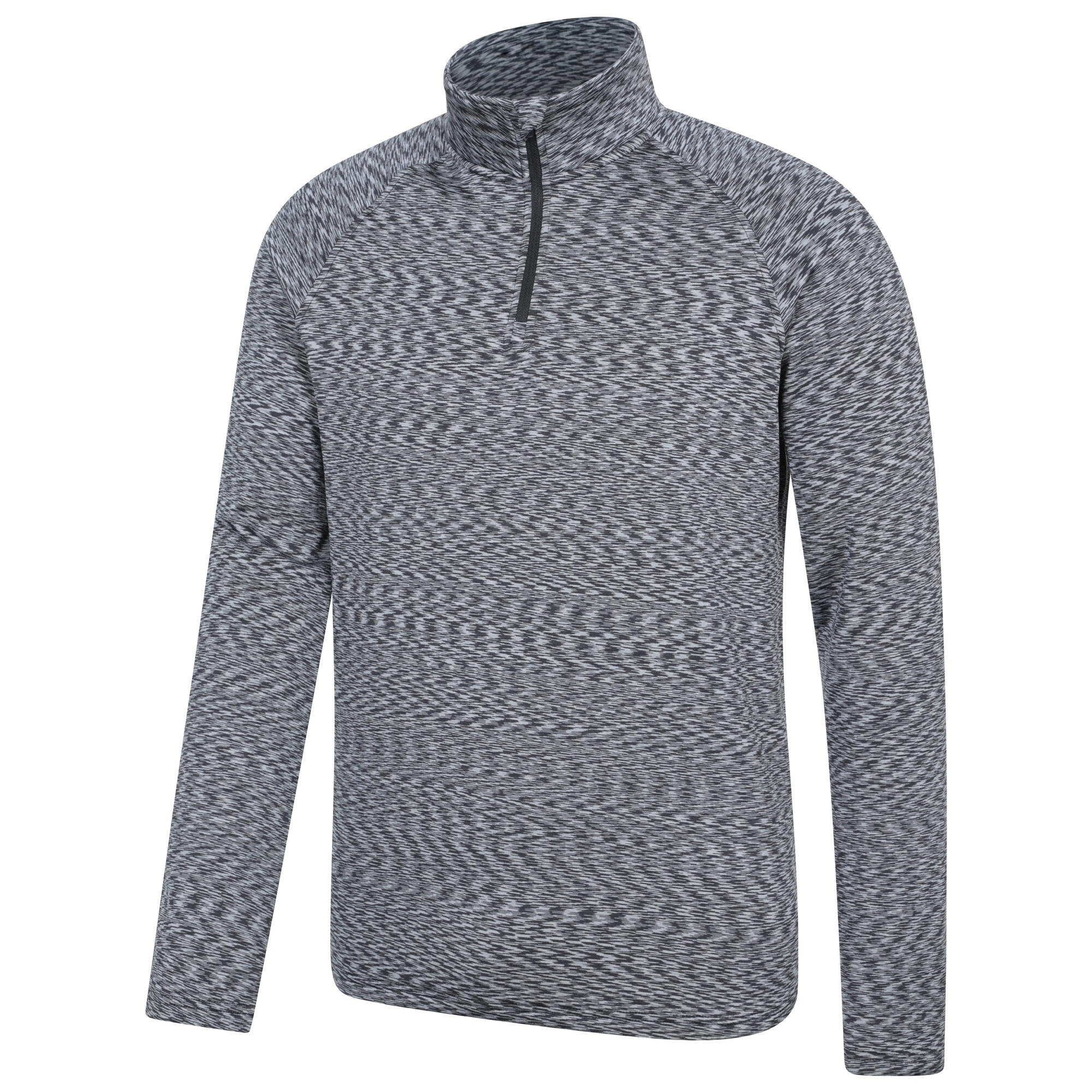 Mens Power Quarter Zip Midlayer (Black) 4/4
