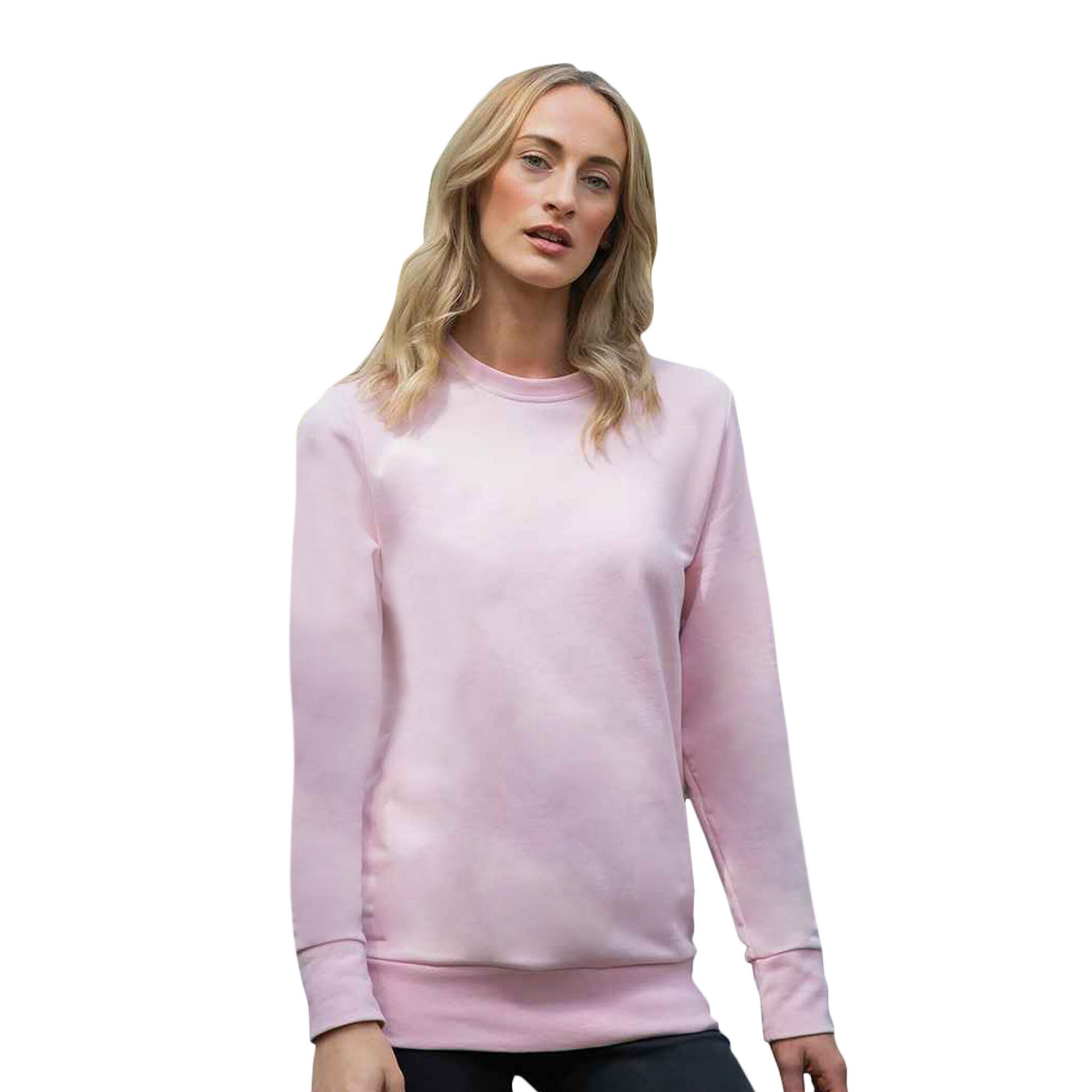 "Essential" Sweatshirt für HerrenDamen Unisex Damen und Herren Hellrosa 3/3