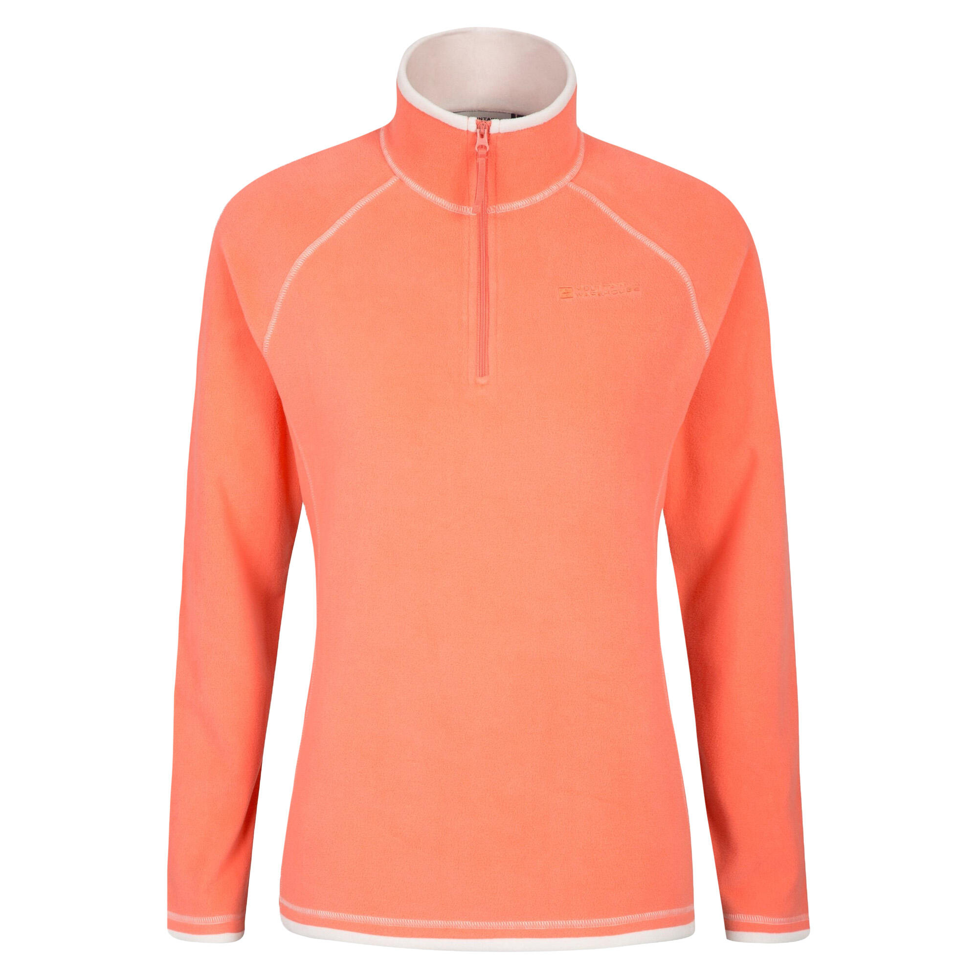 MOUNTAIN WAREHOUSE Felpa In Pile Mezza Cerniera Donna Mountain Warehouse Montana Corallo