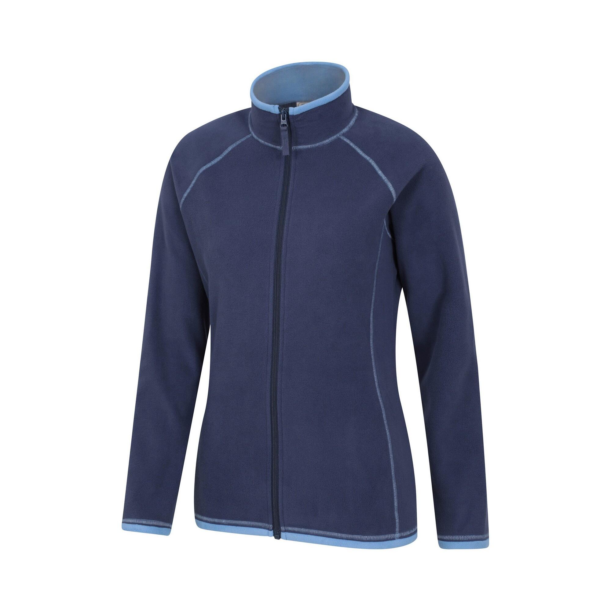 Giacca In Pile Donna Mountain Warehouse Montana Blu Navy 3/4