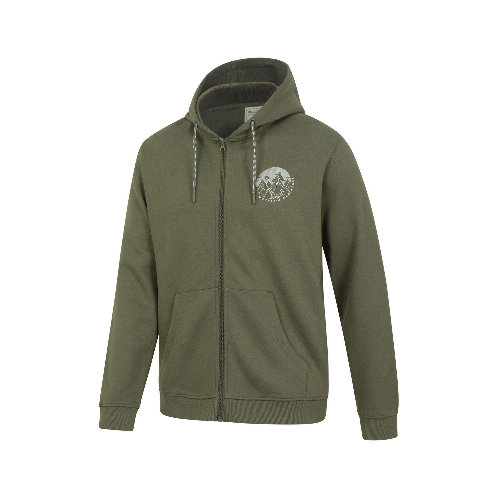 Felpa Con Cappuccio E Zip Intera Circle Mountain Cordino Uomo Mountain Warehouse 4/4