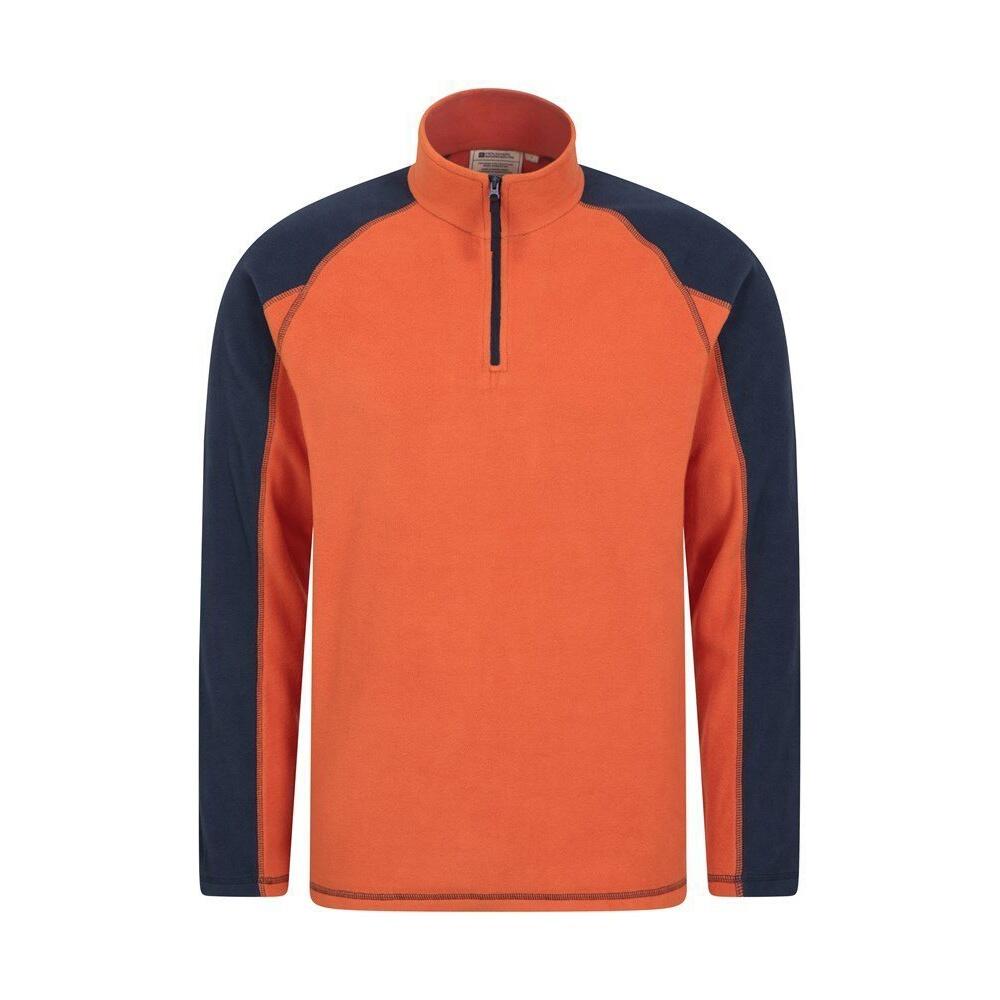 MOUNTAIN WAREHOUSE Mens Ashbourne Fleece Top (Orange)