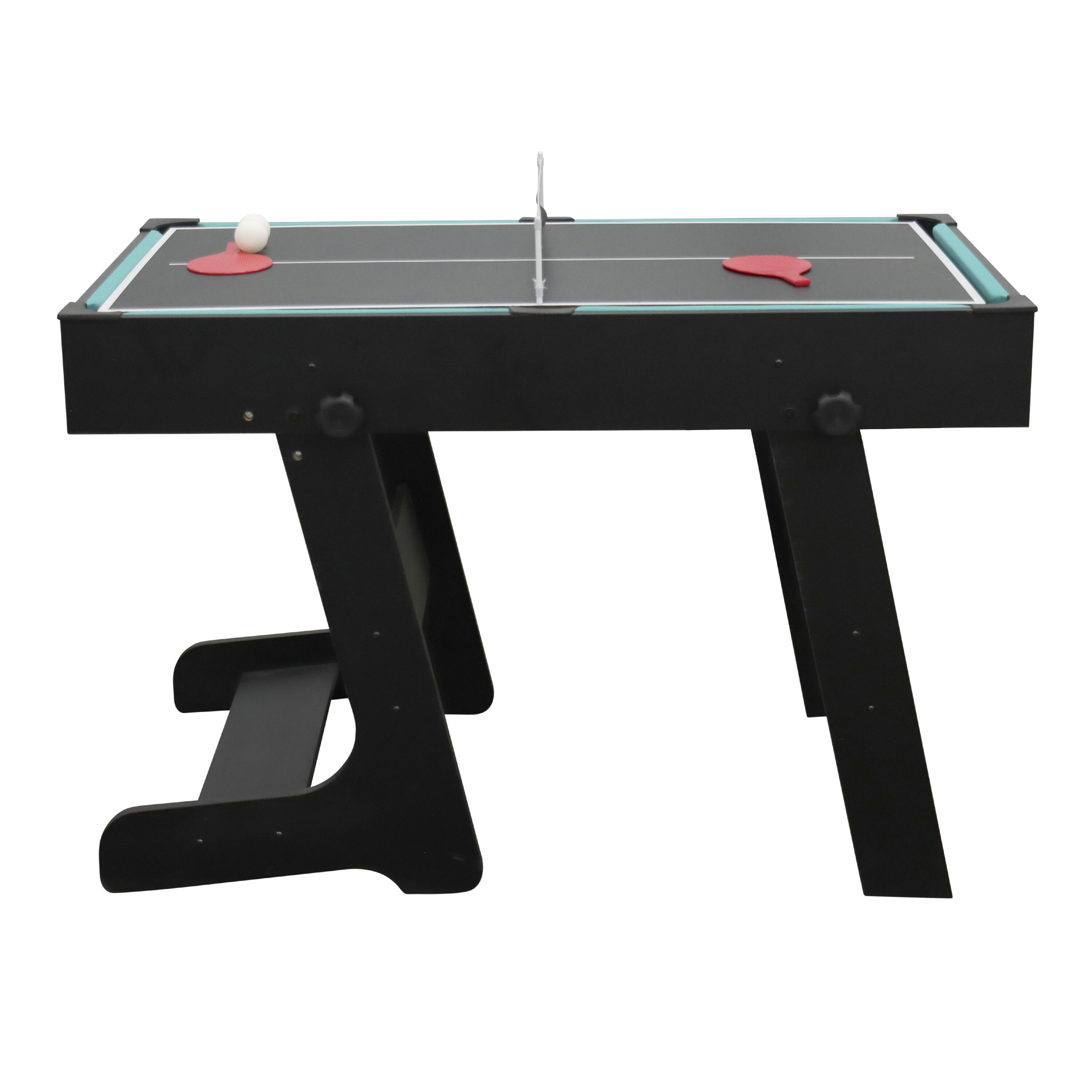 Tavolo Multi Gioco, Pieghevole, All-in-One 16-in-1, Nero 7/7