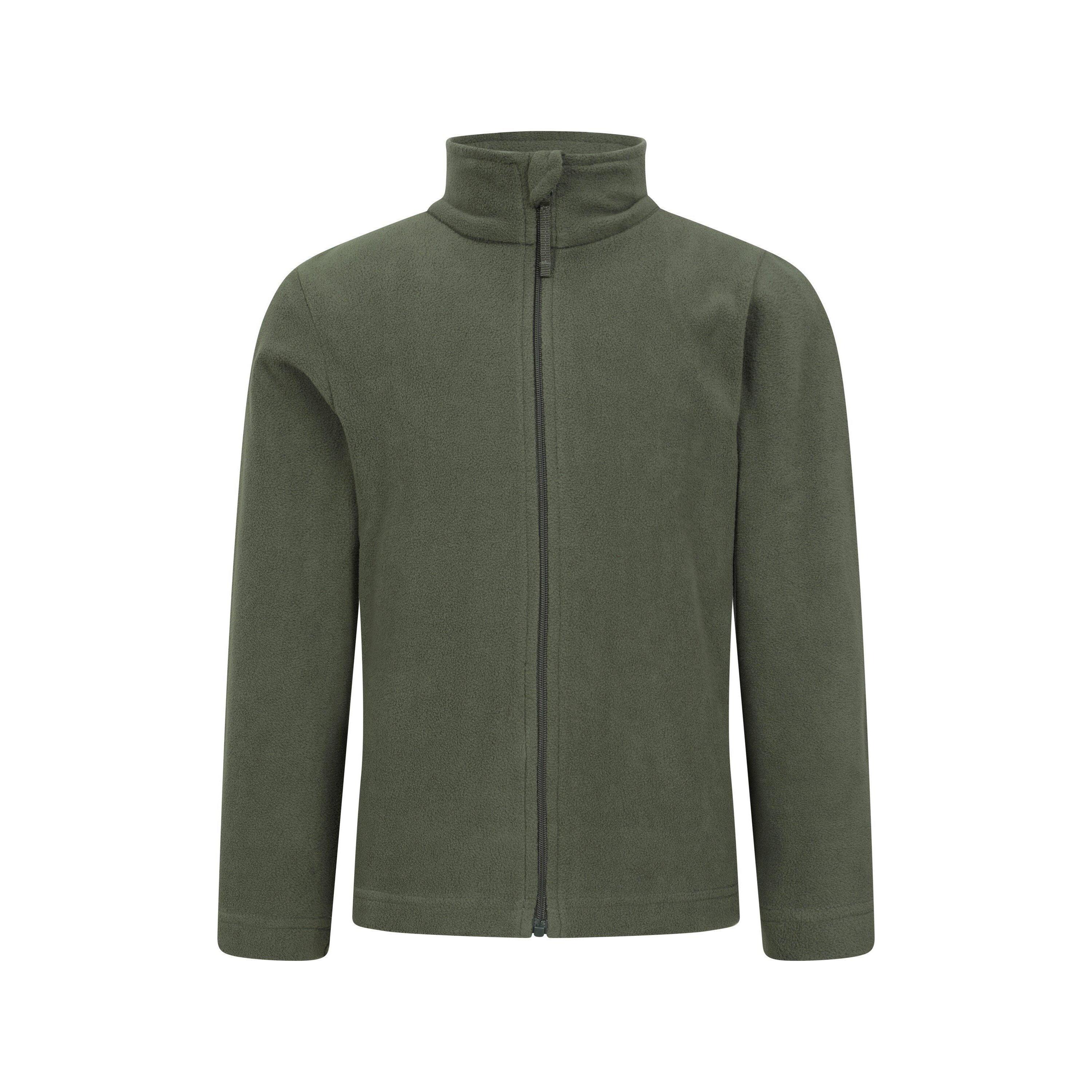 MOUNTAIN WAREHOUSE Childrens/Kids Camber II Full Zip Fleece Jacket (Khaki Green)