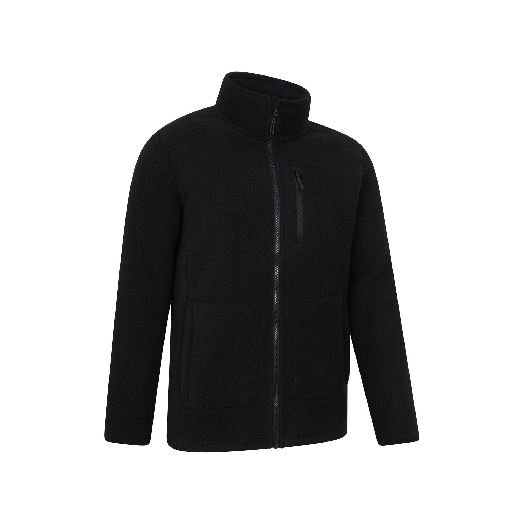 Mens Highland Full Zip Fleece (Black) 4/4