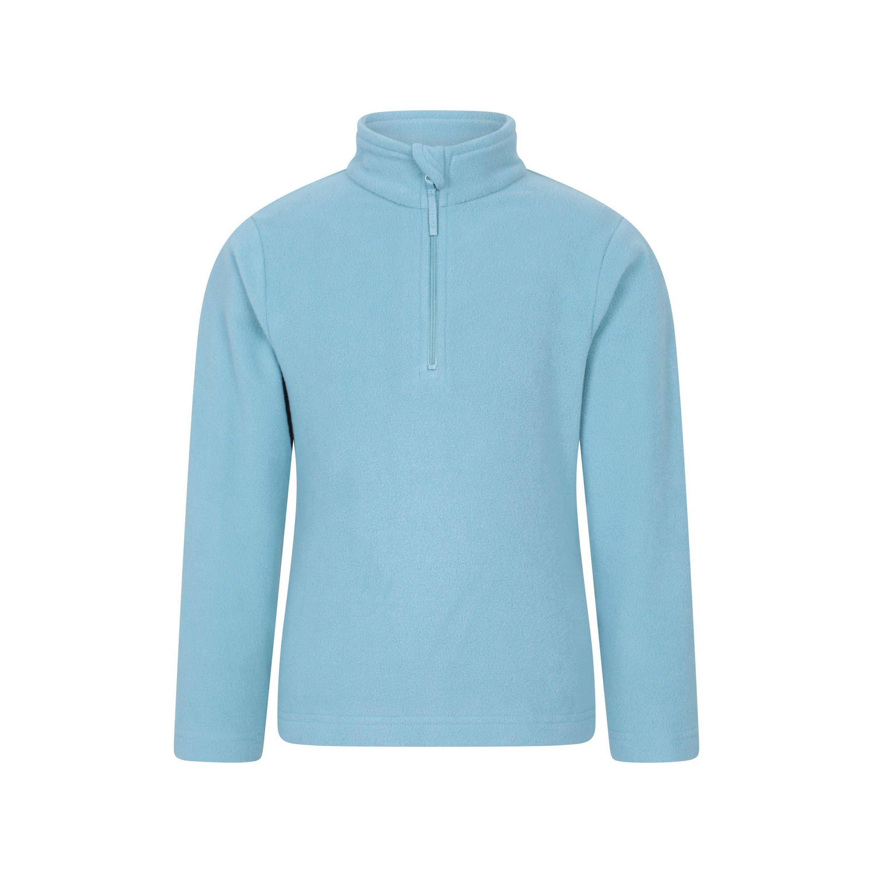 MOUNTAIN WAREHOUSE Childrens/Kids Camber II Half Zip Fleece Jacket (Teal)