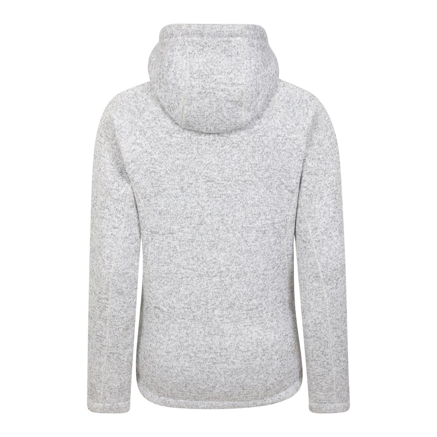Felpa Con Cappuccio E Zip Intera Donna Mountain Warehouse Nevis Grigio 2/4