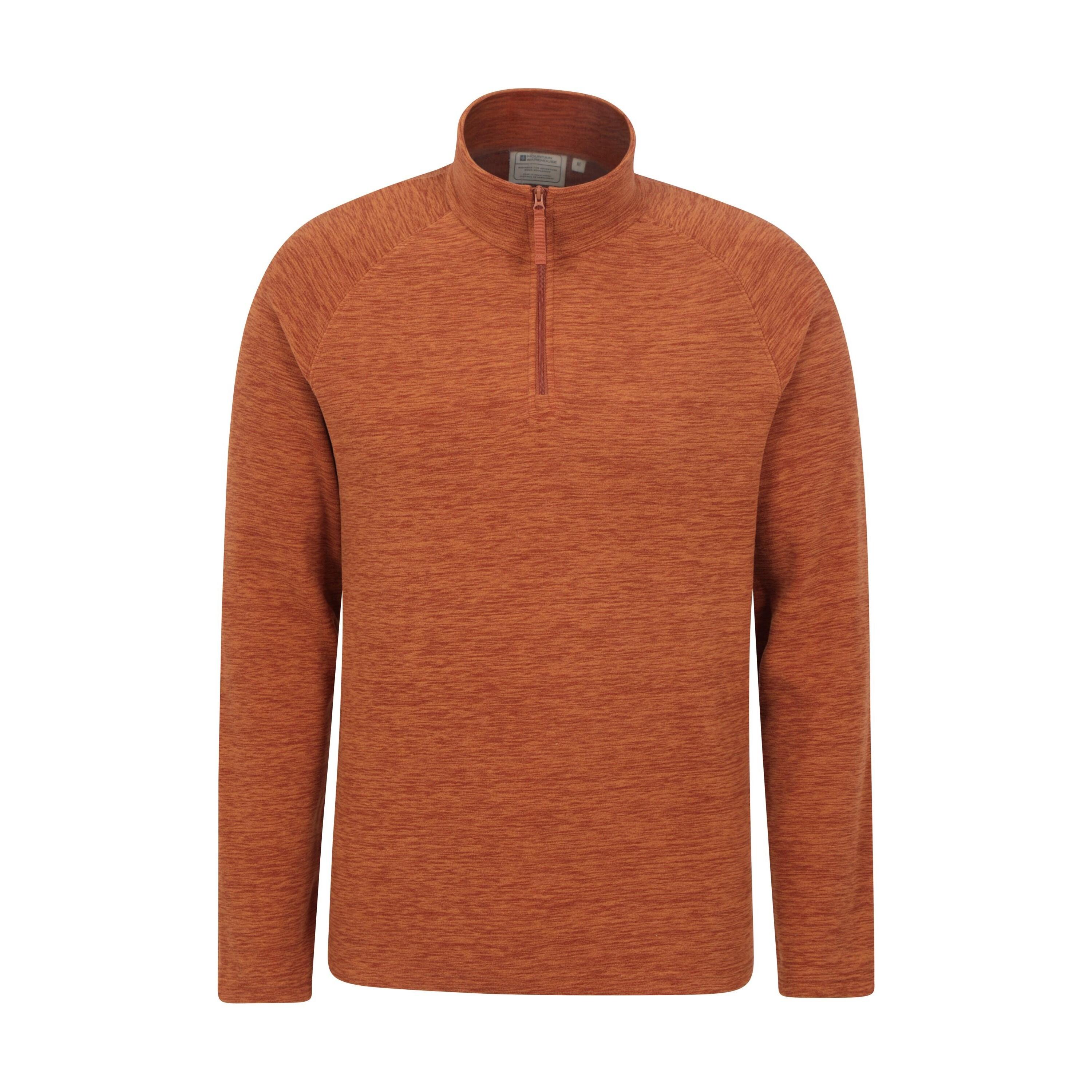MOUNTAIN WAREHOUSE Mens Snowdon II Fleece Top (Rust)