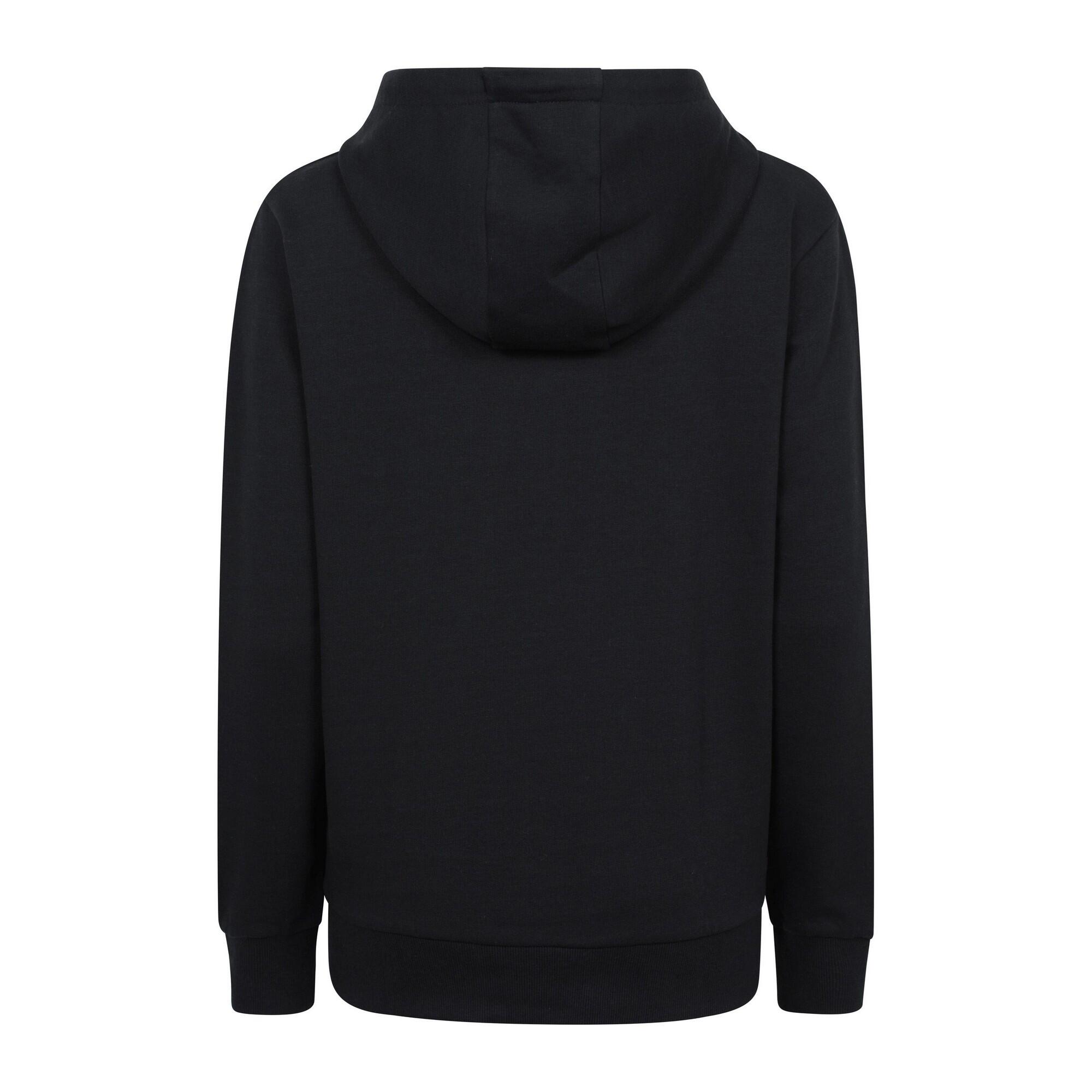 Womens/Ladies Ombre Hoodie (Black) 2/4