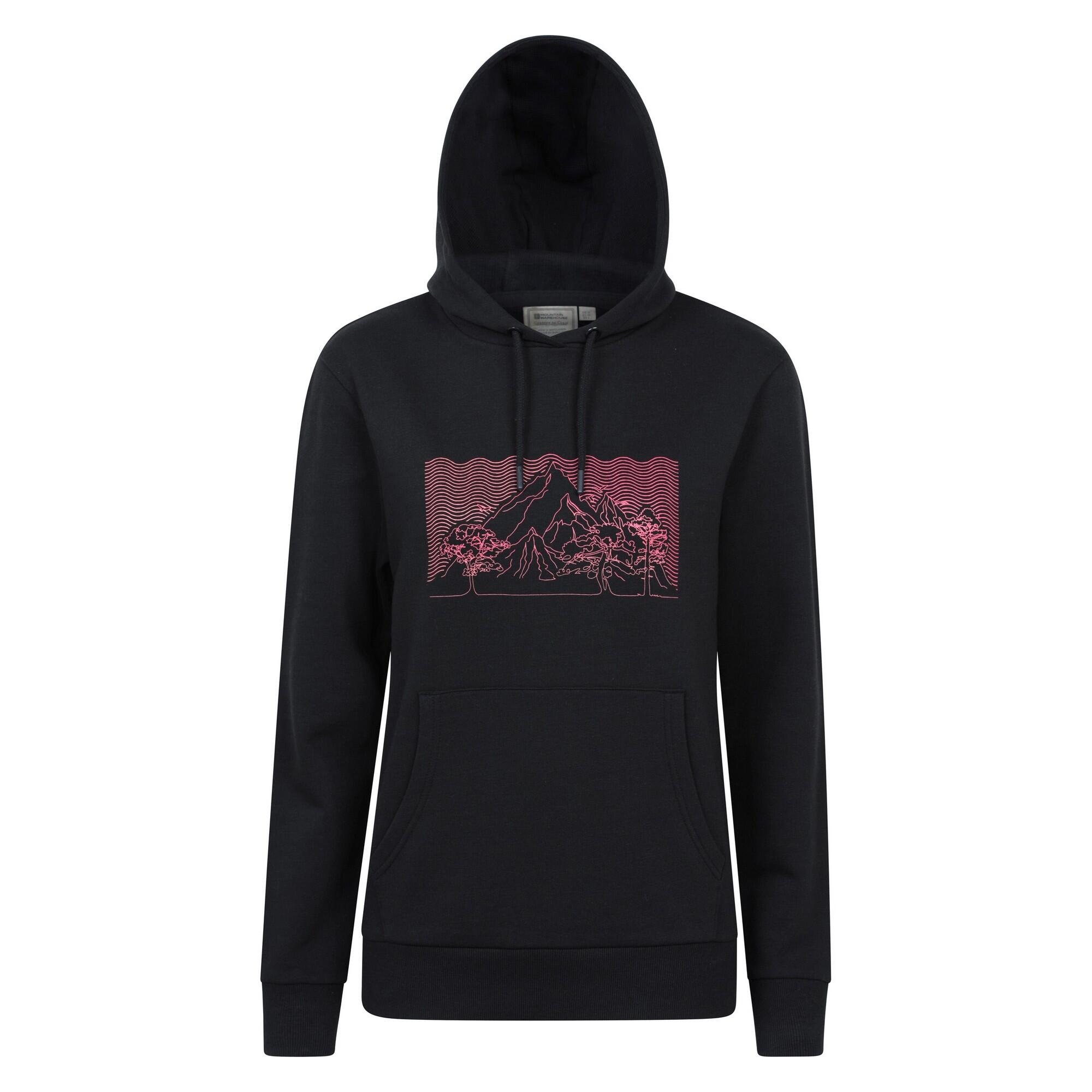 MOUNTAIN WAREHOUSE Womens/Ladies Ombre Hoodie (Black)