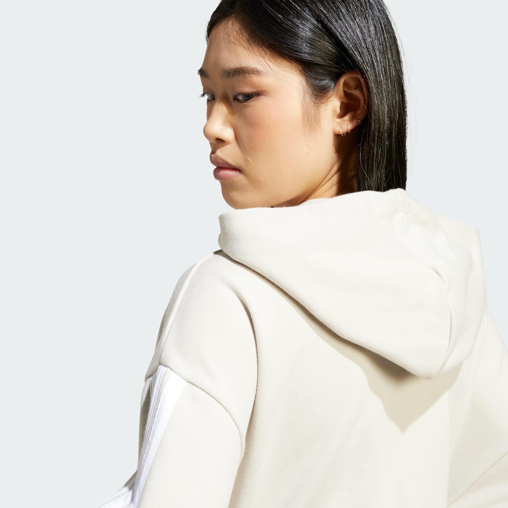 Veste à capuche entièrement zippée French terry 3 bandes Essentials 5/5