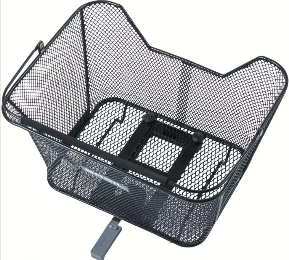 Basil Lesto MIK achtermand - staal, fijnmazig, zwart, met MIK-adapter 3/5