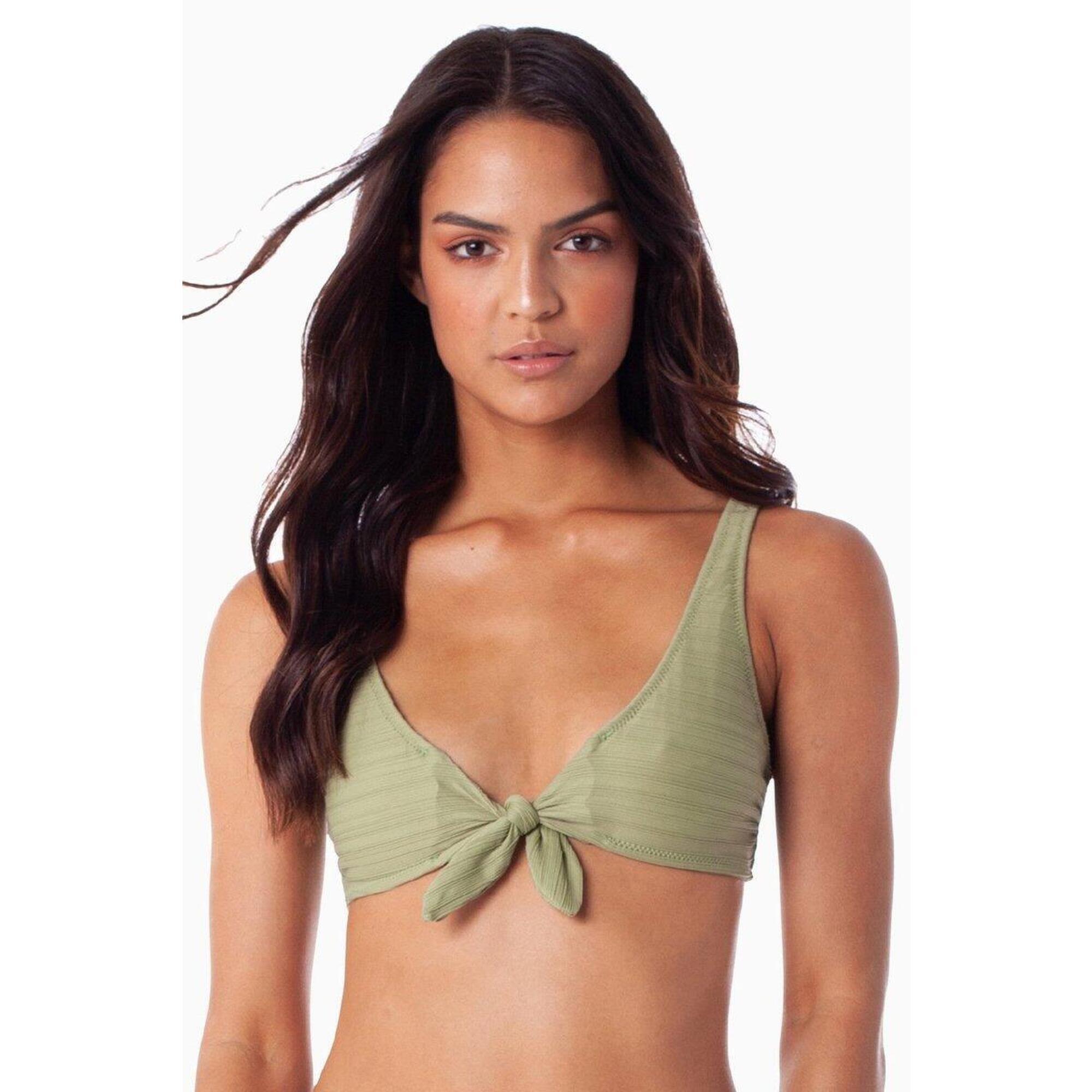 Rhythm - Tahiti Tie Tank - Haut De Maillot Femme - Maillot De Bain 2 Pièces - Vert - 36 Xs - Decathlon