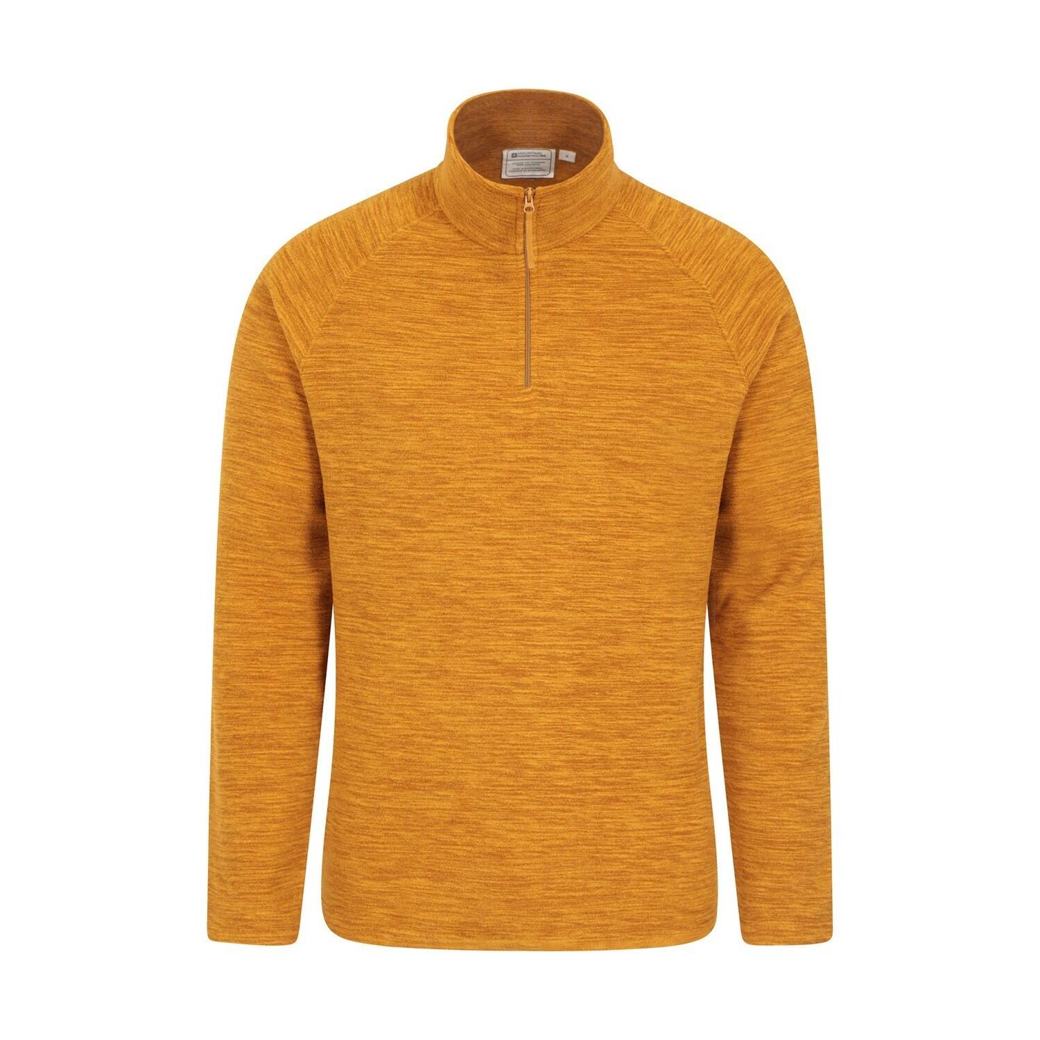 MOUNTAIN WAREHOUSE Mens Snowdon II Fleece Top (Mustard)