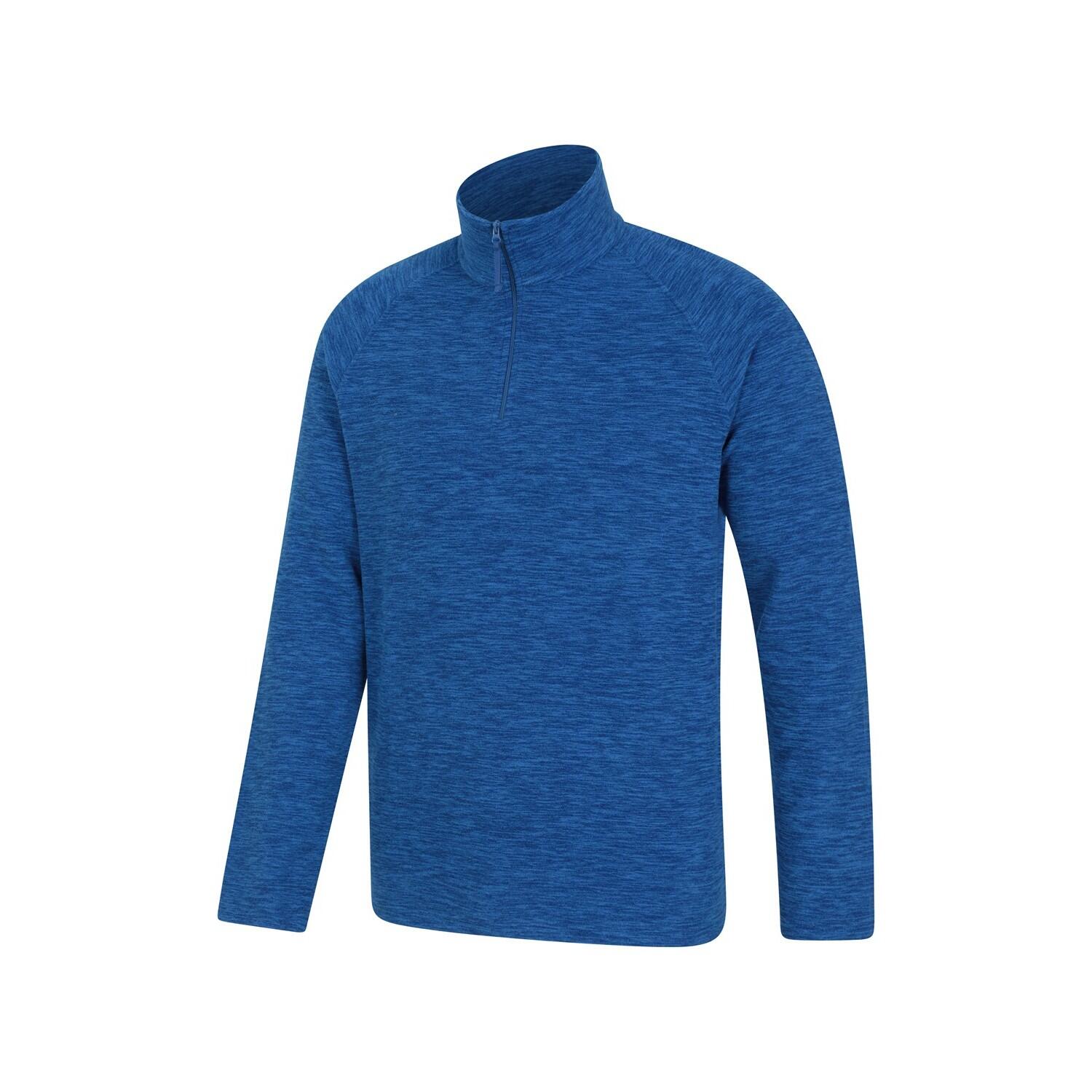 Mens Snowdon II Fleece Top (Indigo) 3/4