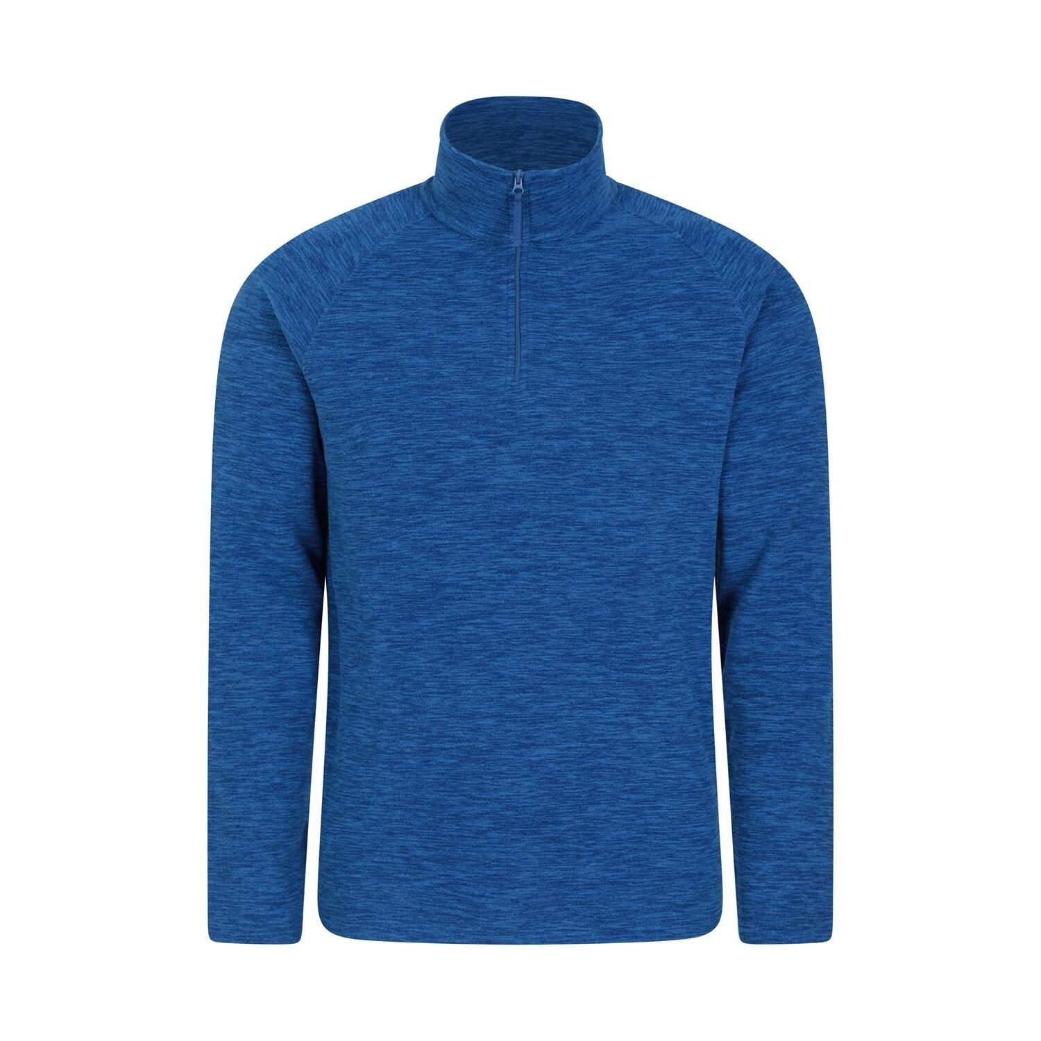 MOUNTAIN WAREHOUSE Mens Snowdon II Fleece Top (Indigo)
