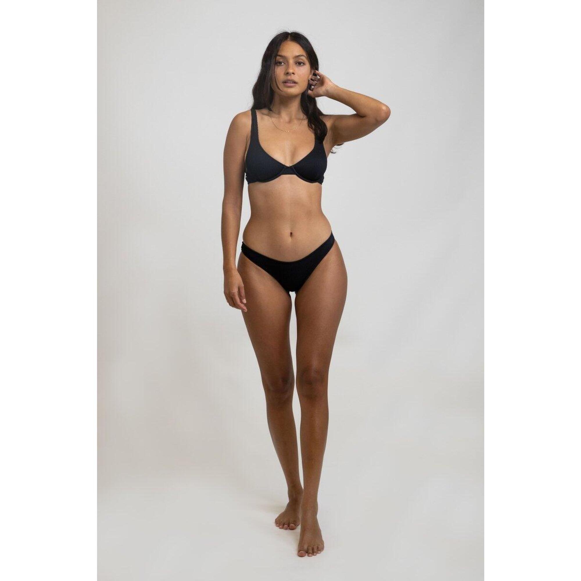 Rhythm - Palm Springs - Haut De Maillot Femme - Maillot De Bain 2 Pièces - Noir - 44 L - Decathlon