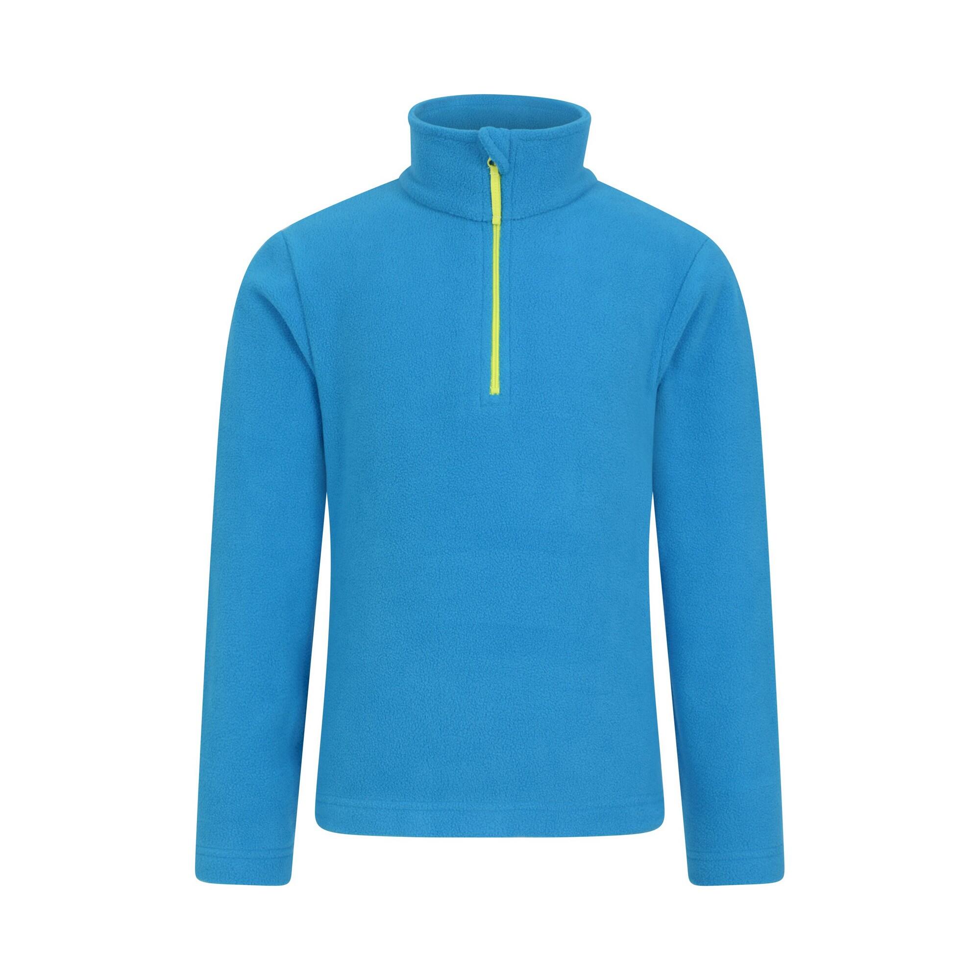 MOUNTAIN WAREHOUSE Childrens/Kids Camber II Half Zip Fleece Jacket (Cobalt)