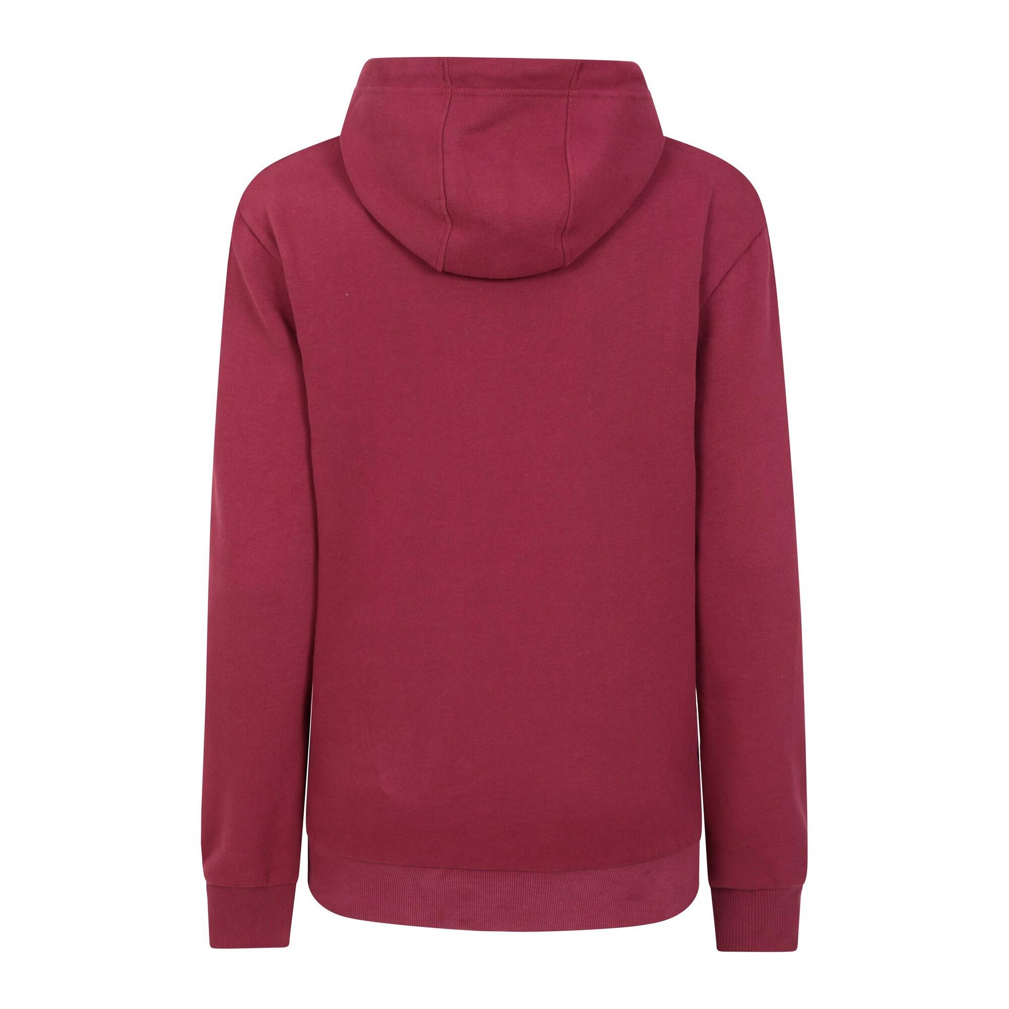 Felpa Con Cappuccio Ombre Donna Mountain Warehouse Borgogna 2/4