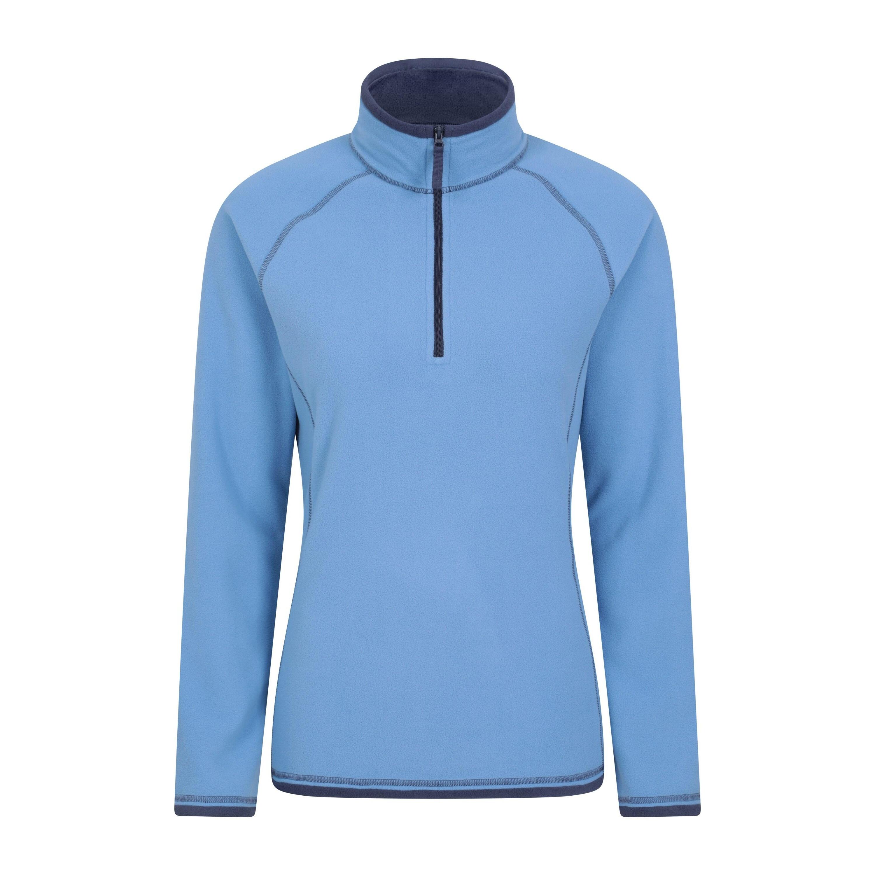 MOUNTAIN WAREHOUSE Womens/Ladies Montana Half Zip Fleece Top (Dark Blue)