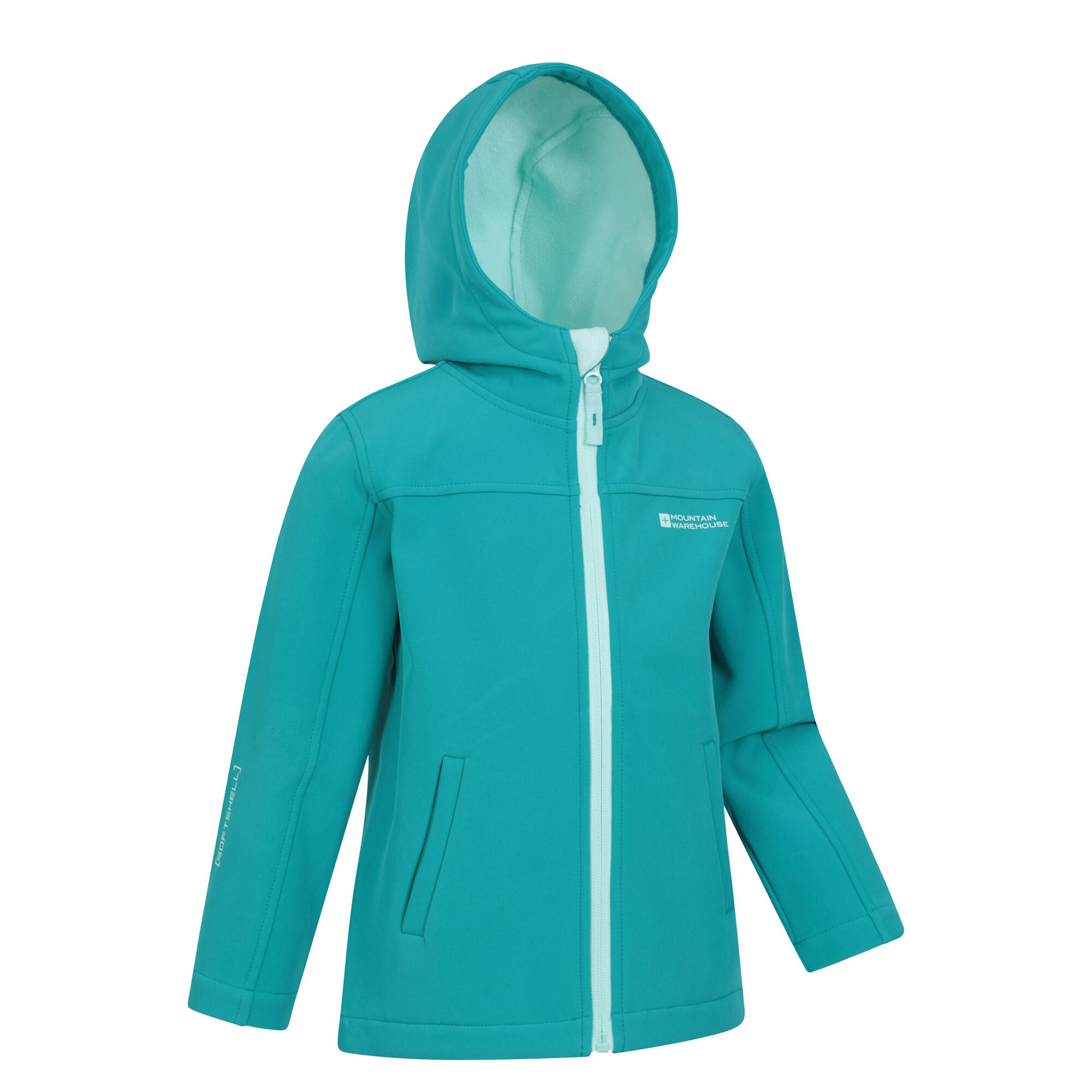 "Exodus" Softshelljacke Wasserbeständig für Kinder Petrol 4/4
