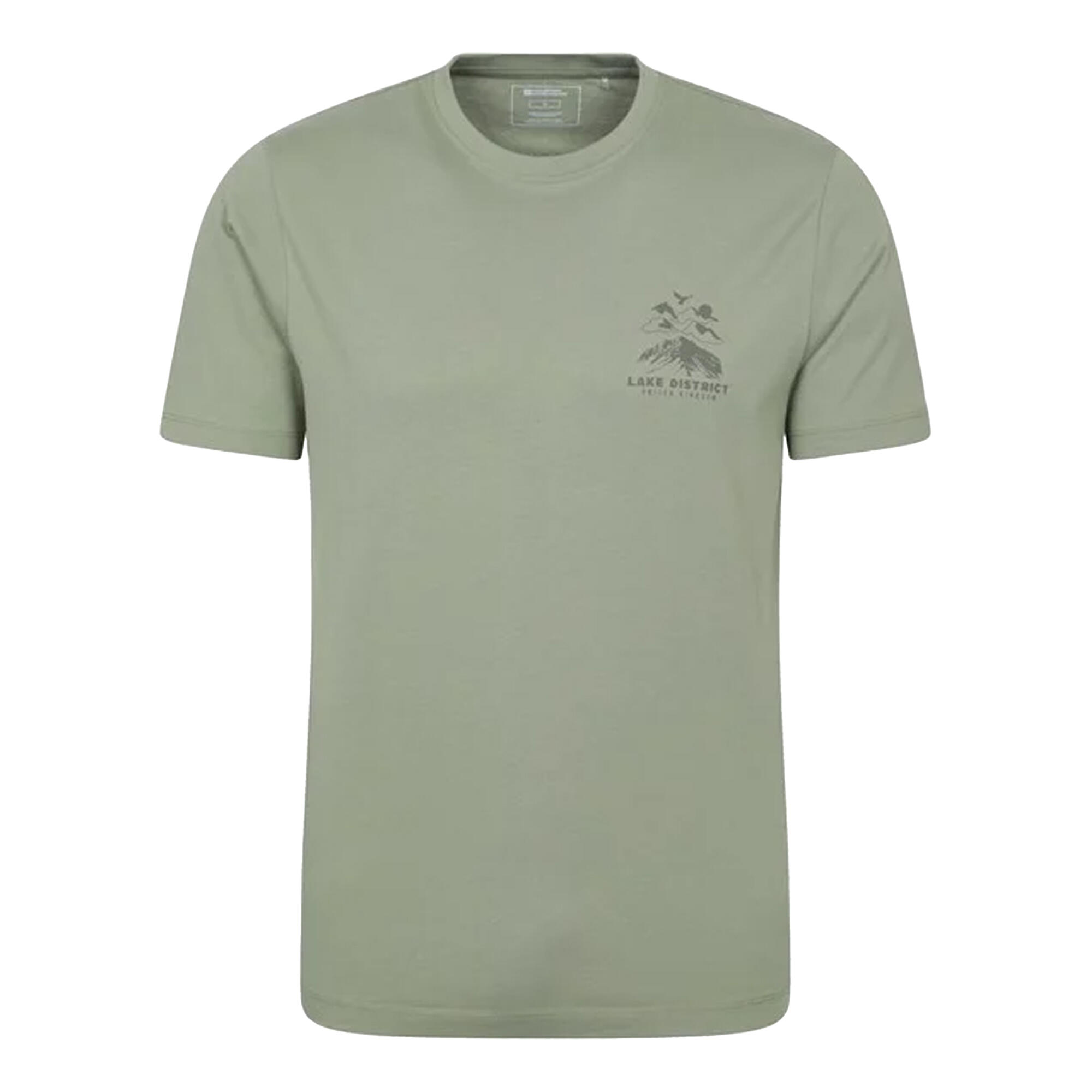 MOUNTAIN WAREHOUSE Mens Ireland ShortSleeved TShirt (Khaki Green)