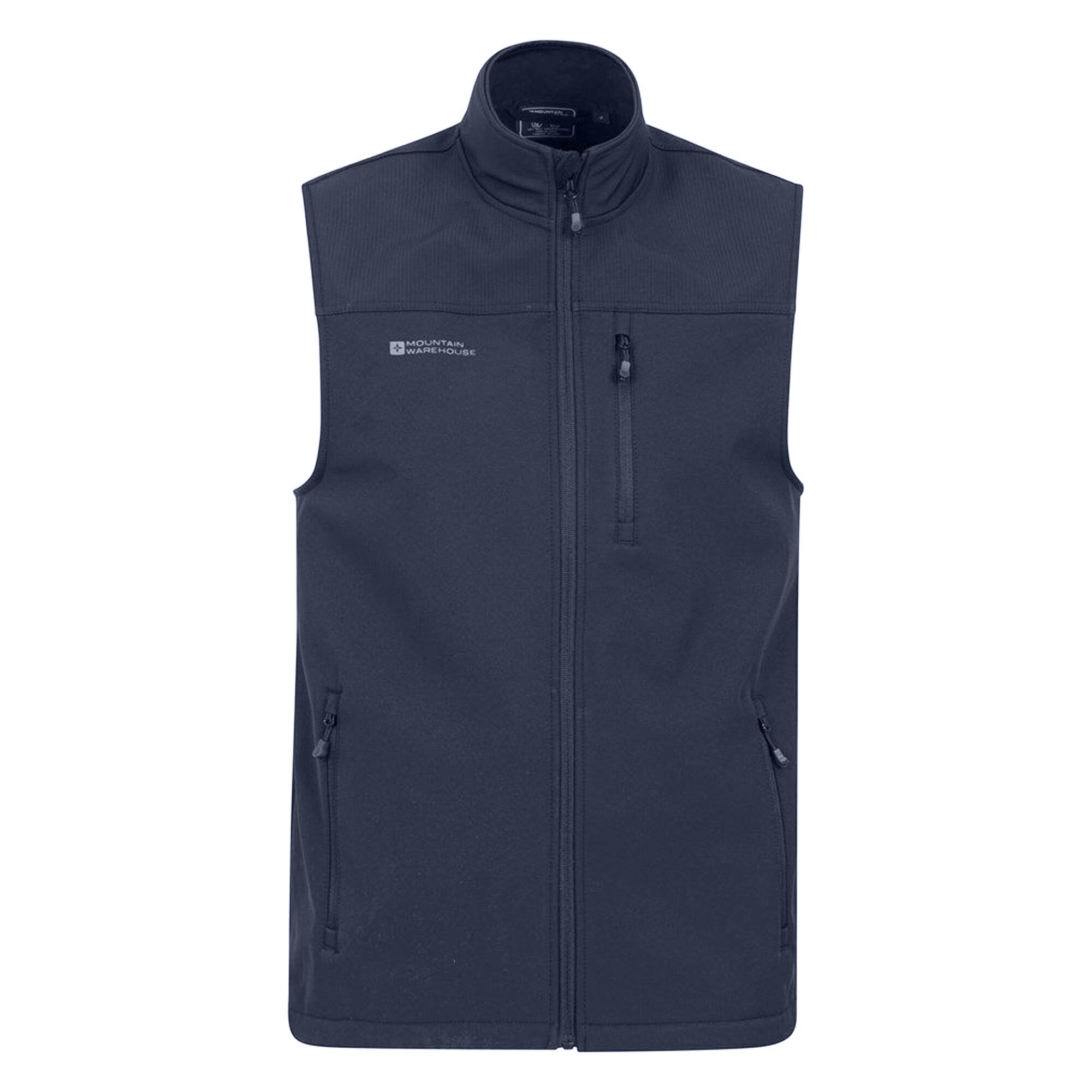 MOUNTAIN WAREHOUSE Mens Grasmere Gilet (Dark Blue)