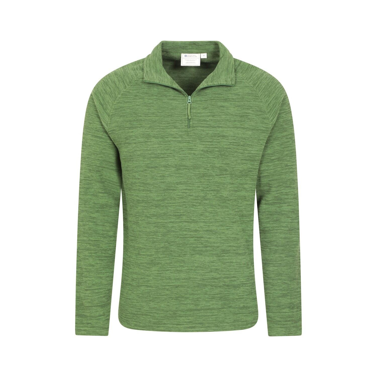 Mens Snowdon II Fleece Top (Bright Green) 2/4