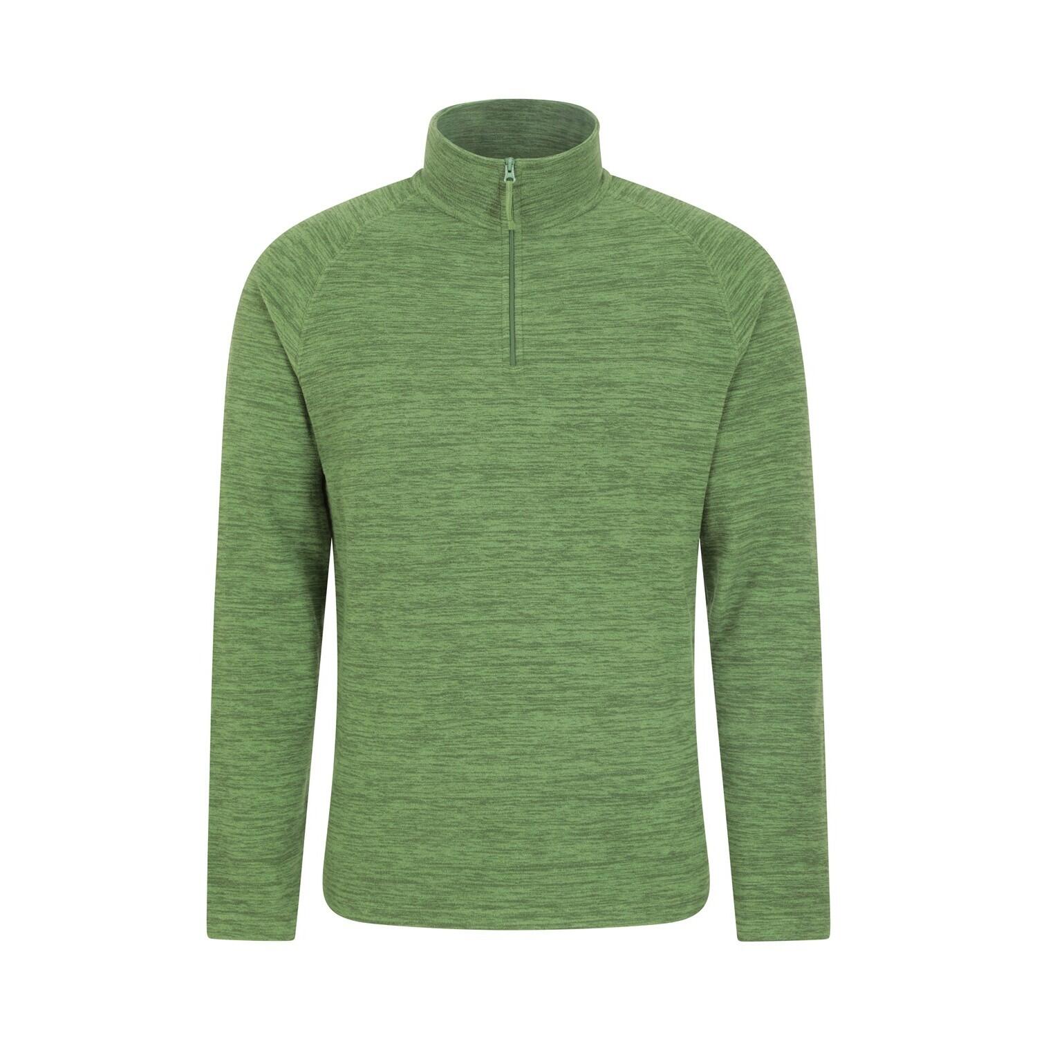 MOUNTAIN WAREHOUSE Mens Snowdon II Fleece Top (Bright Green)