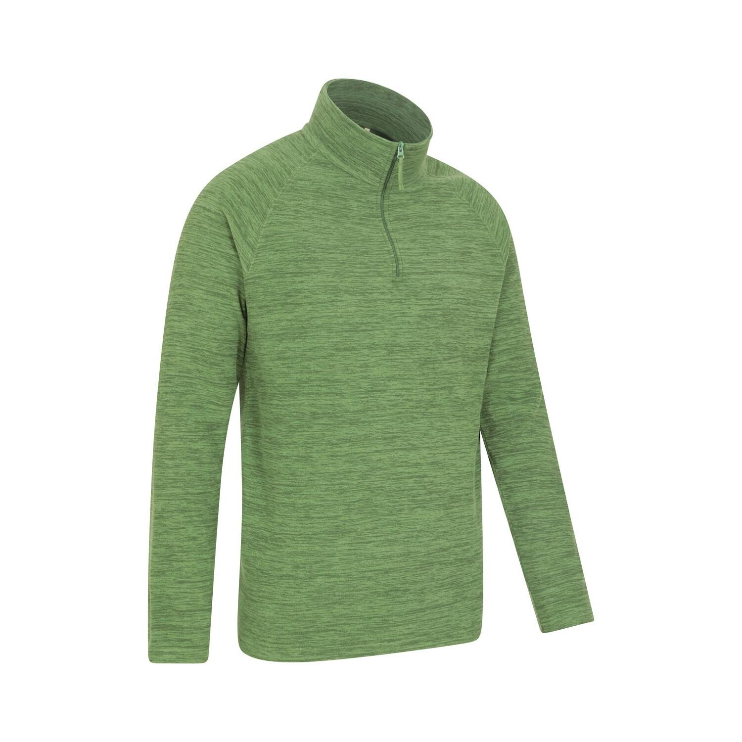 Mens Snowdon II Fleece Top (Bright Green) 4/4