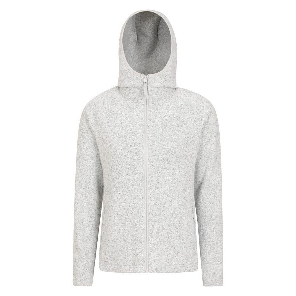 MOUNTAIN WAREHOUSE Womens/Ladies Nevis Full Zip Hoodie (Grey)