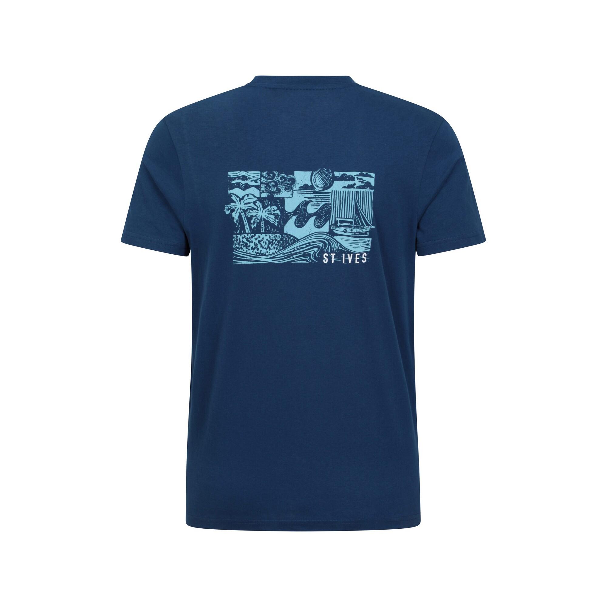 Tshirt ST IVES Homme (Bleu Marine) 2/4
