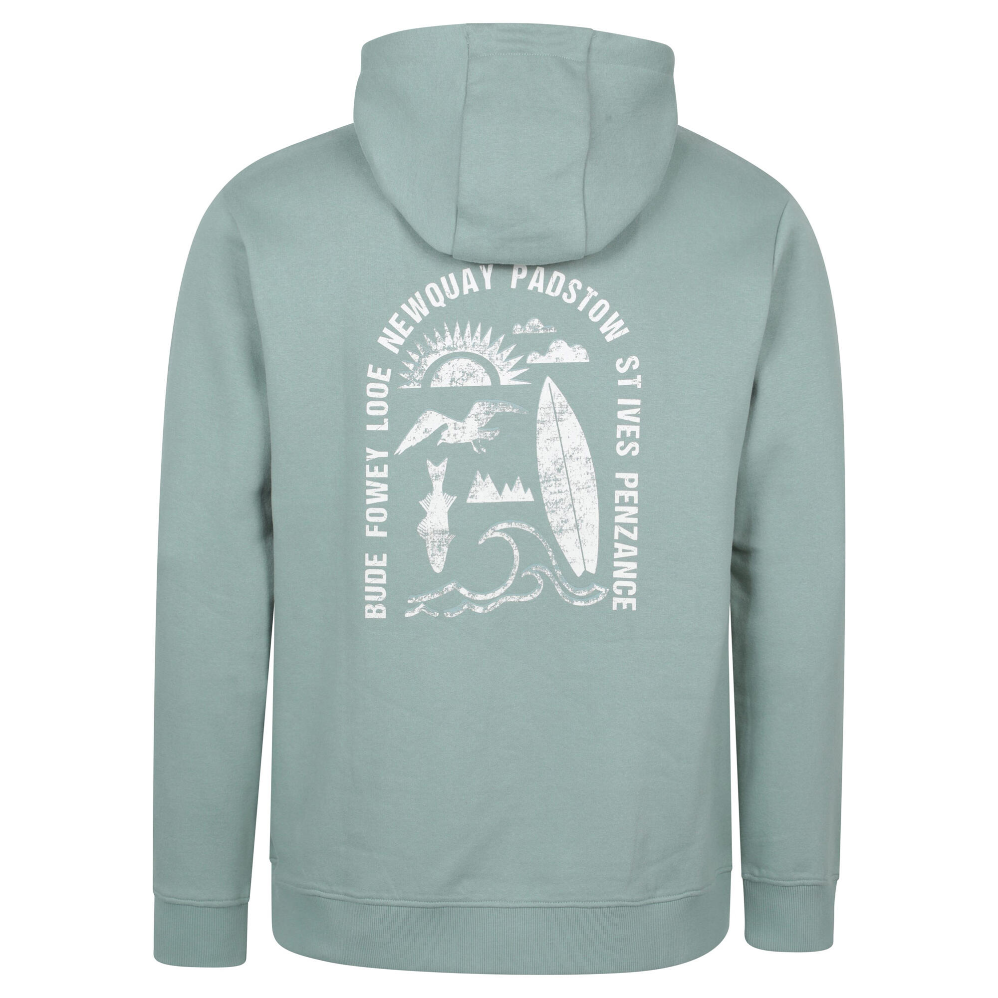 Sweat À Capuche REGIONAL CORNWALL Homme (Kaki Clair) 2/3