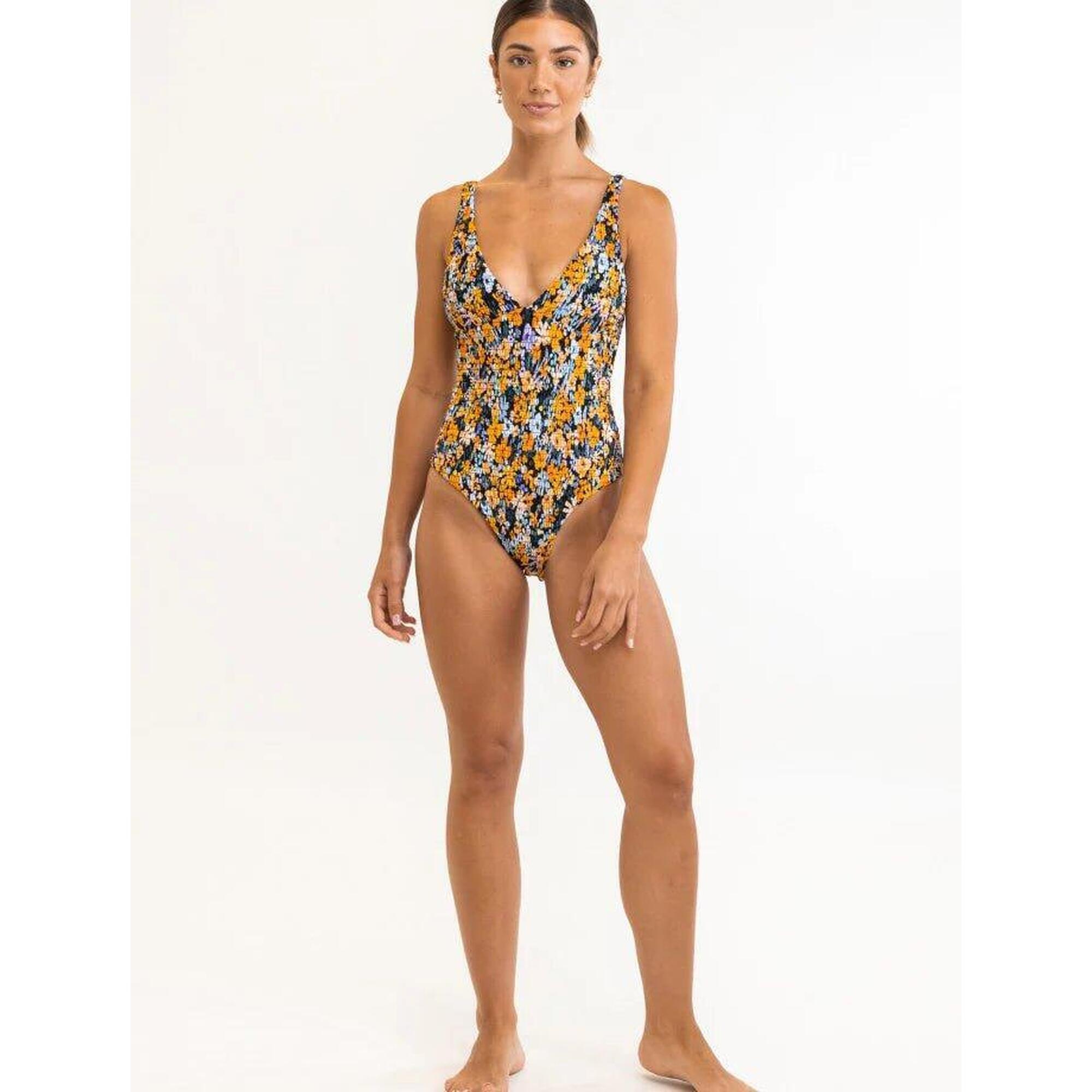 Rhythm - Ophelia Floral - Une Pièce Femme - Maillot De Bain 1 Pièce - Noir -  S - Decathlon