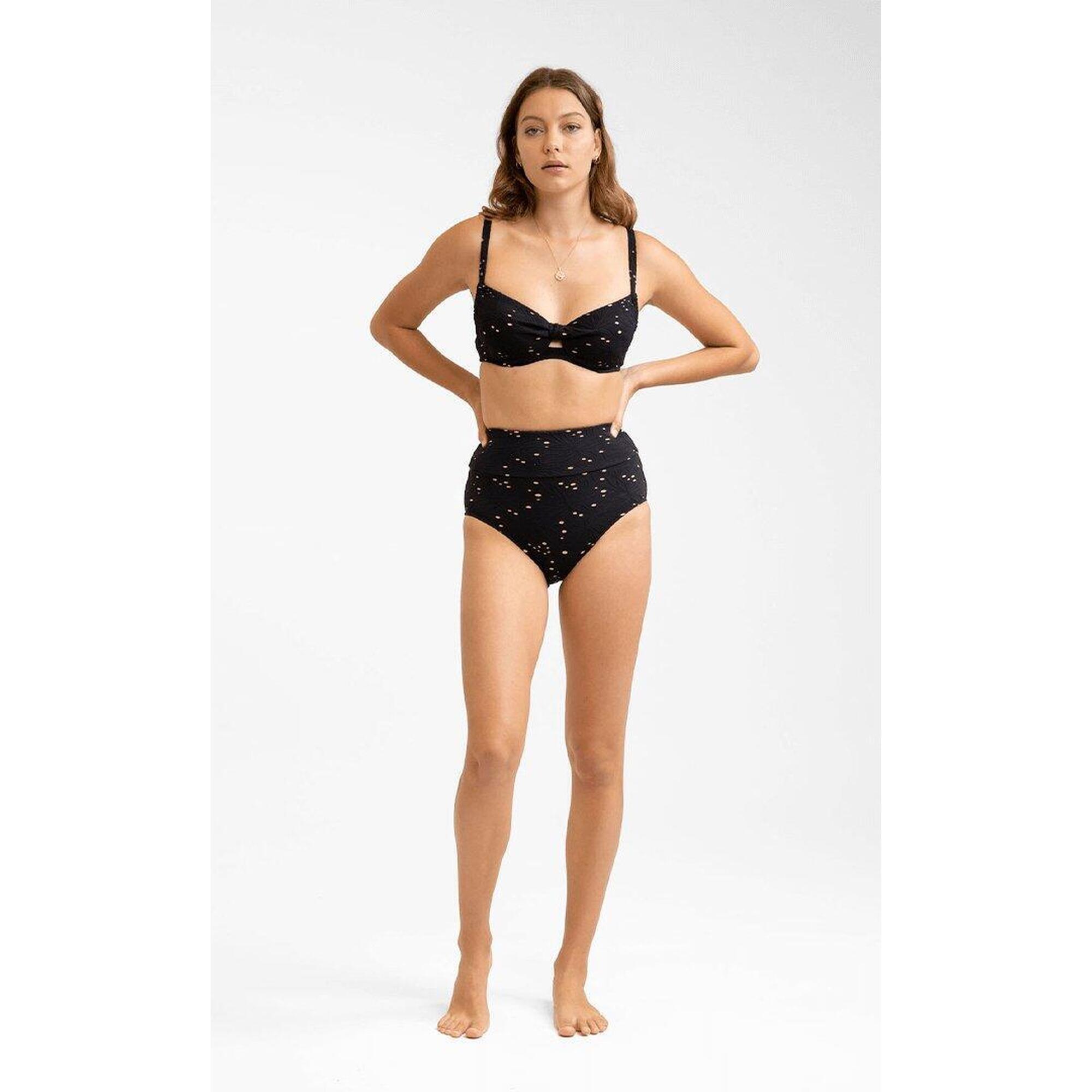 Rhythm - Ivy High Waist - Bas De Maillot Femme - Maillot De Bain 2 Pièces - Noir - S - Decathlon