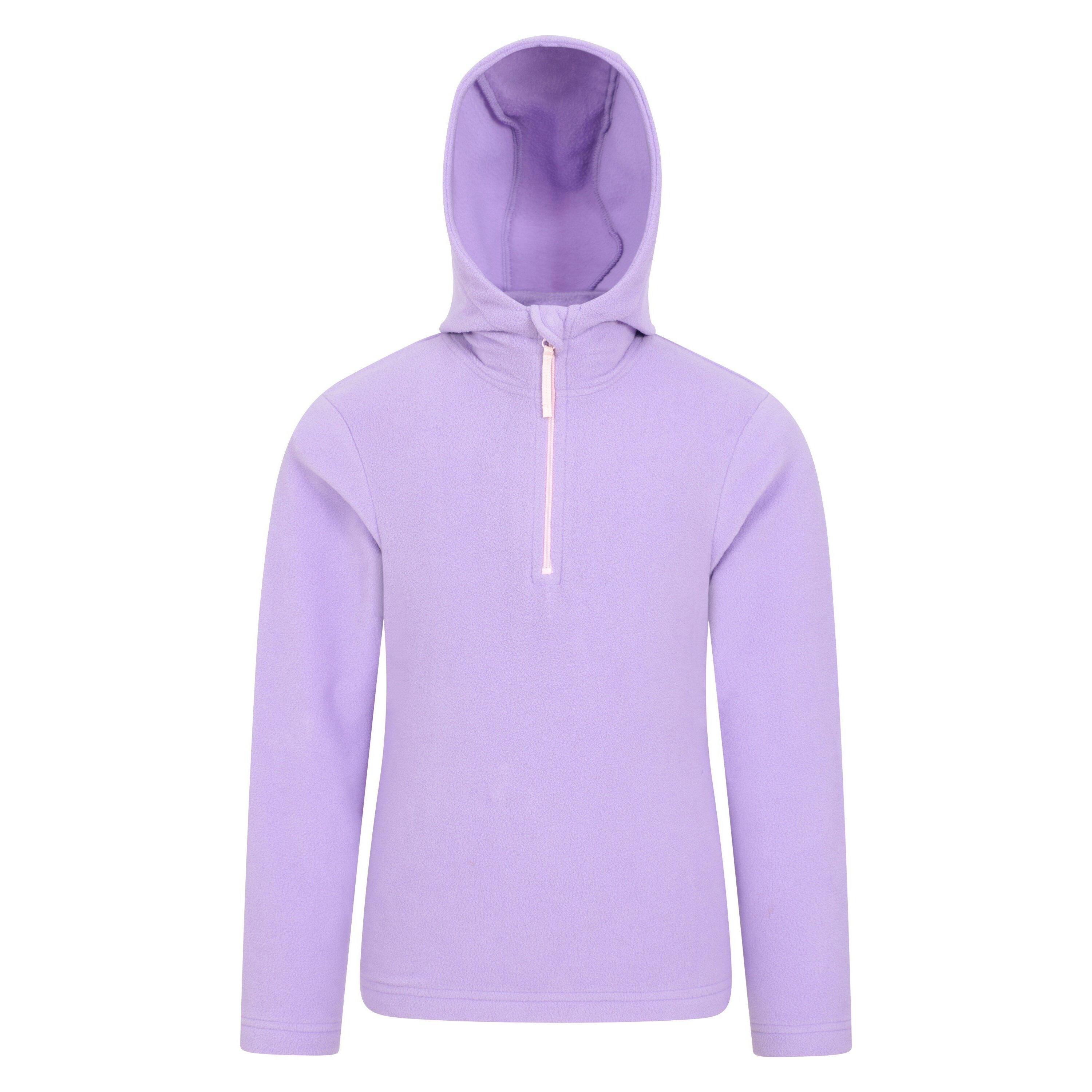 MOUNTAIN WAREHOUSE Childrens/Kids Camber II Fleece Hoodie (Lilac)