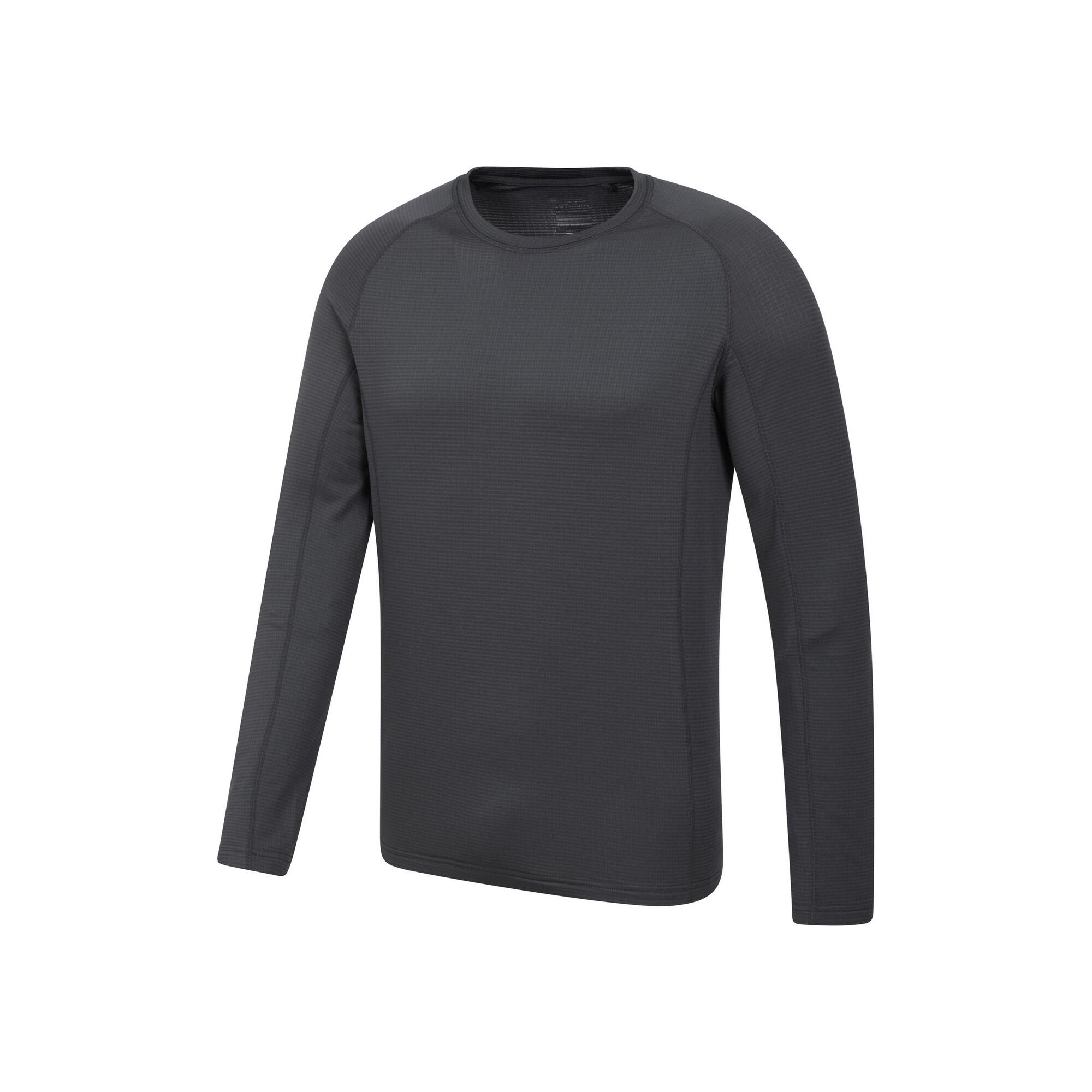 Maglietta Di Base Uomo Mountain Warehouse Vermont Grigio 3/4