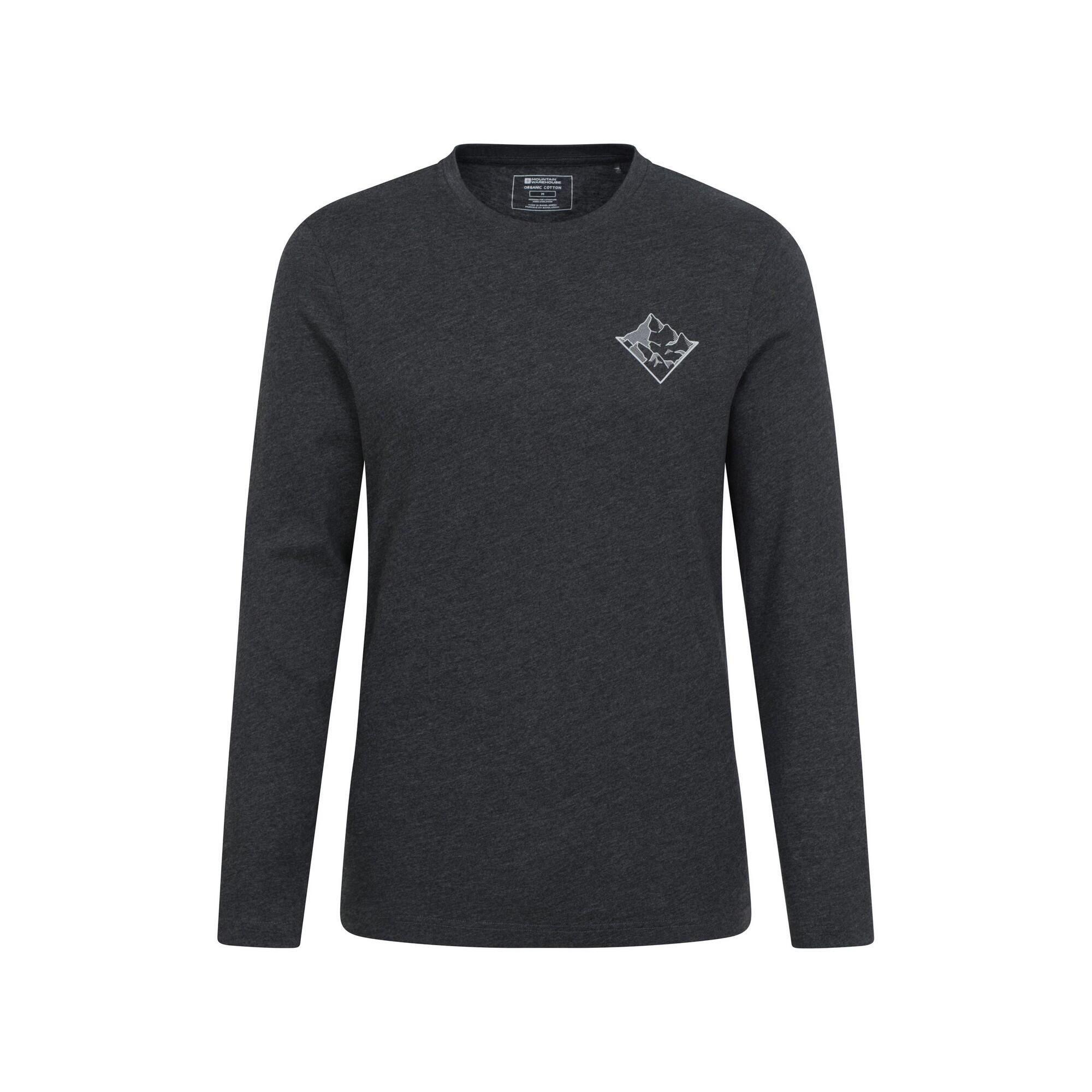 MOUNTAIN WAREHOUSE Mens Mountain View TShirt (Dark Grey)