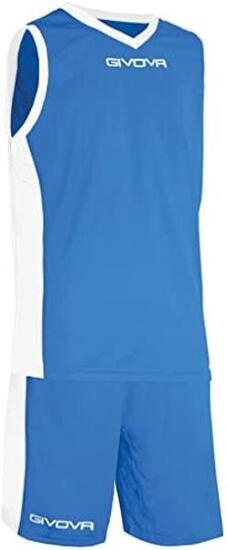 Tenue de Basket - Homme, Givova , Multicolore (Bleu clair / Blanc)