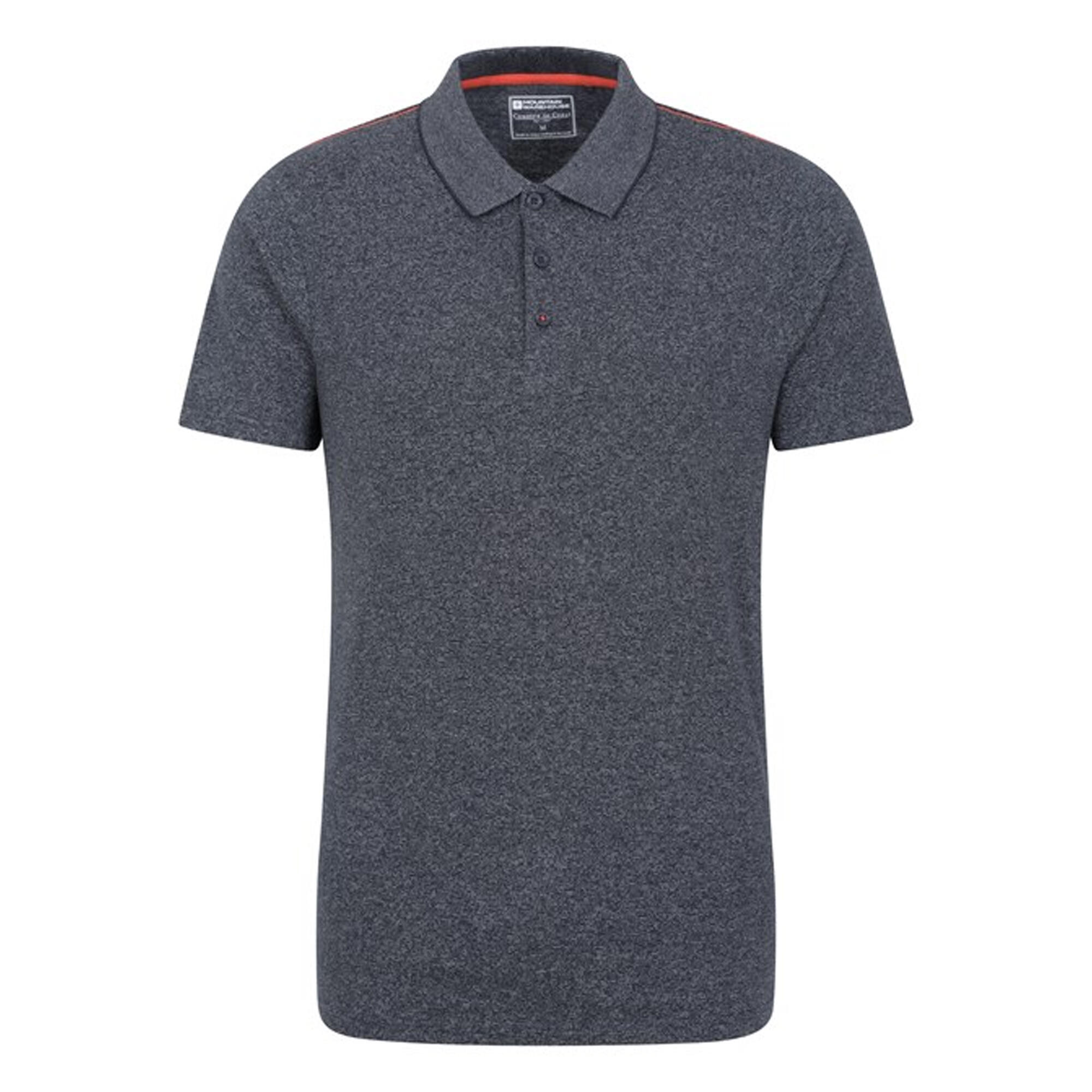 MOUNTAIN WAREHOUSE Mens Cordyline Textured Polo Shirt (Navy)