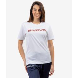 T-shirt Givova Cotton Spot Blanc, L