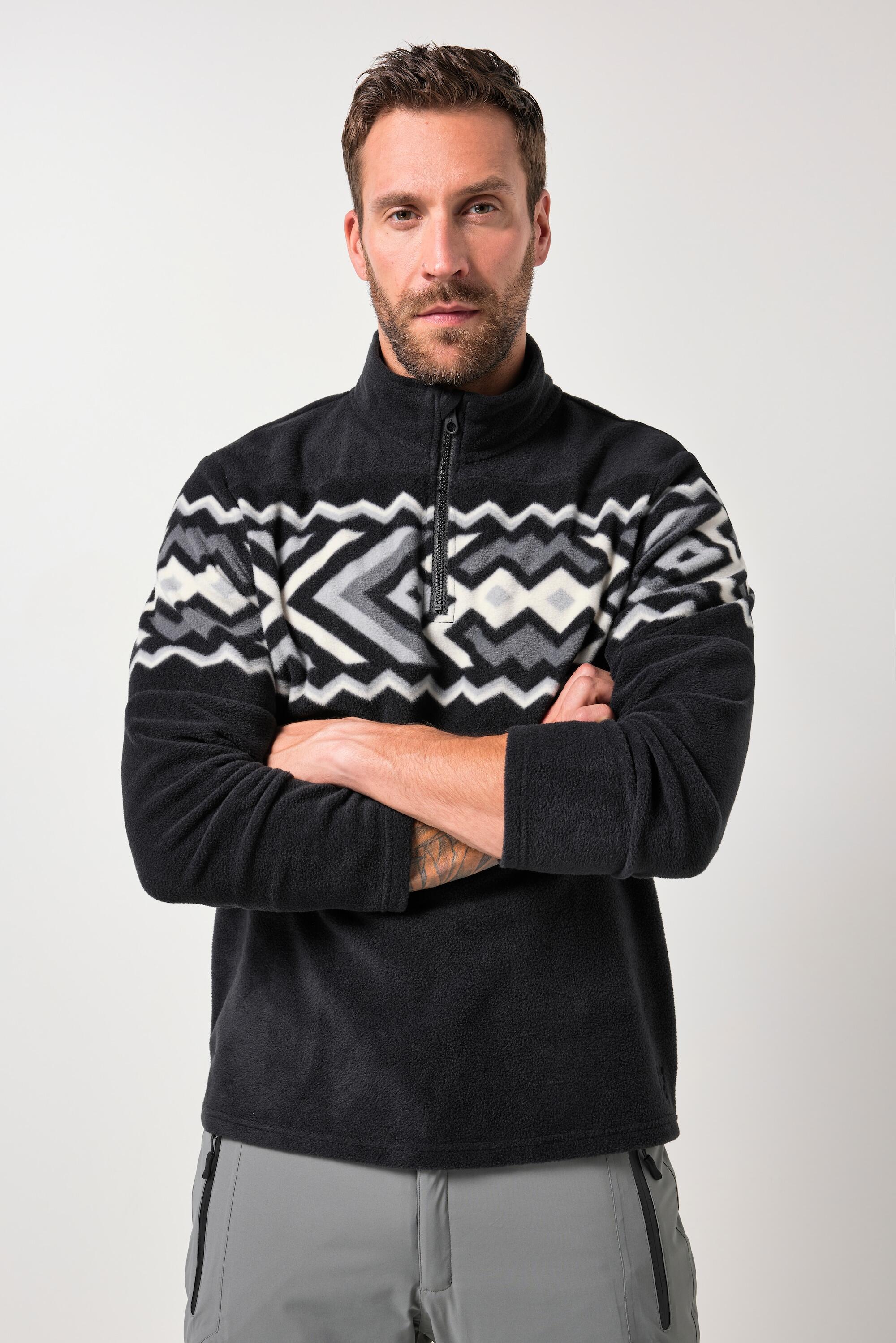 Karl Kani UNISEX SMALL SIGNATURE TEDDY TROYER - Fleece trui - black