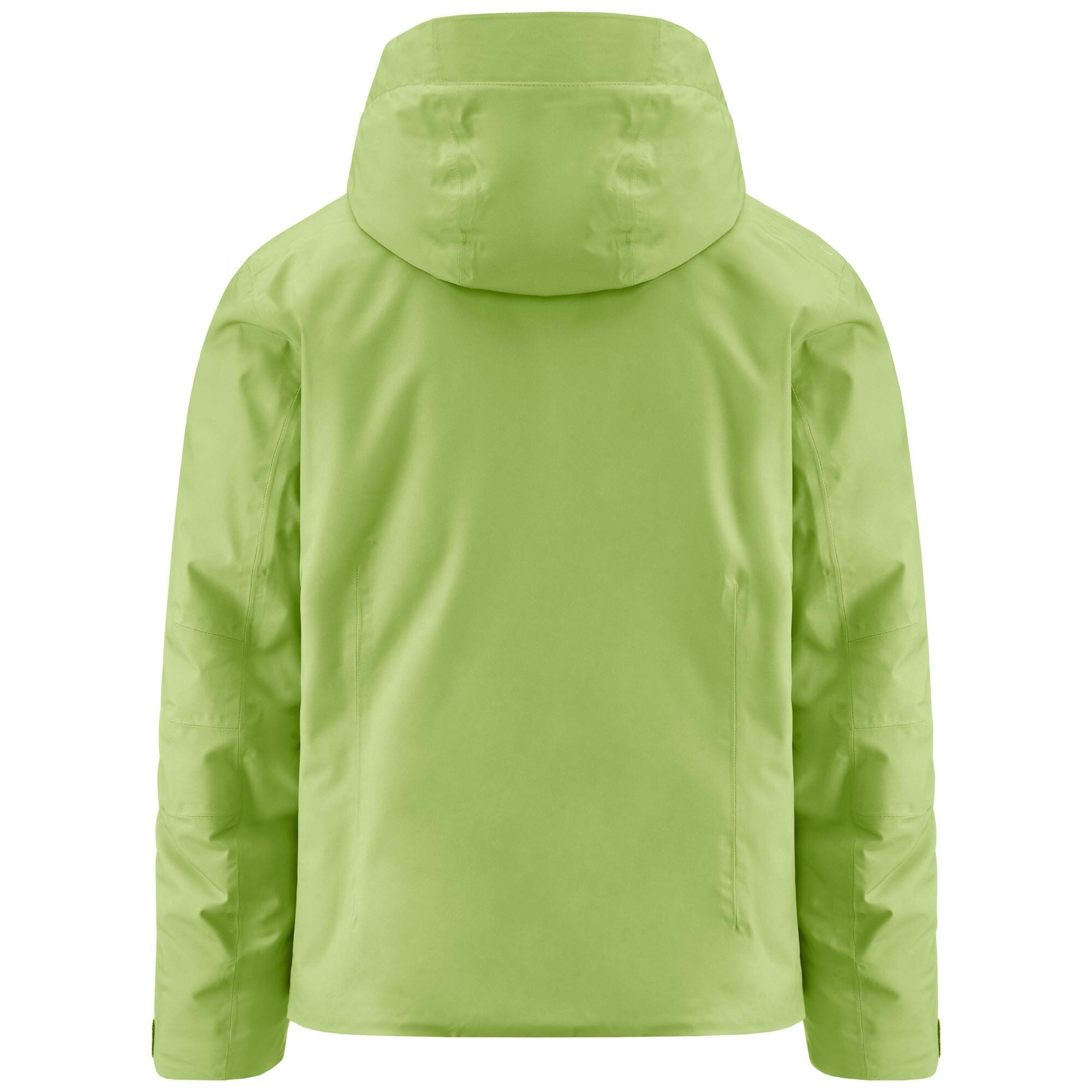 Giaccha da uomo in poliestere verde da sci 4/7